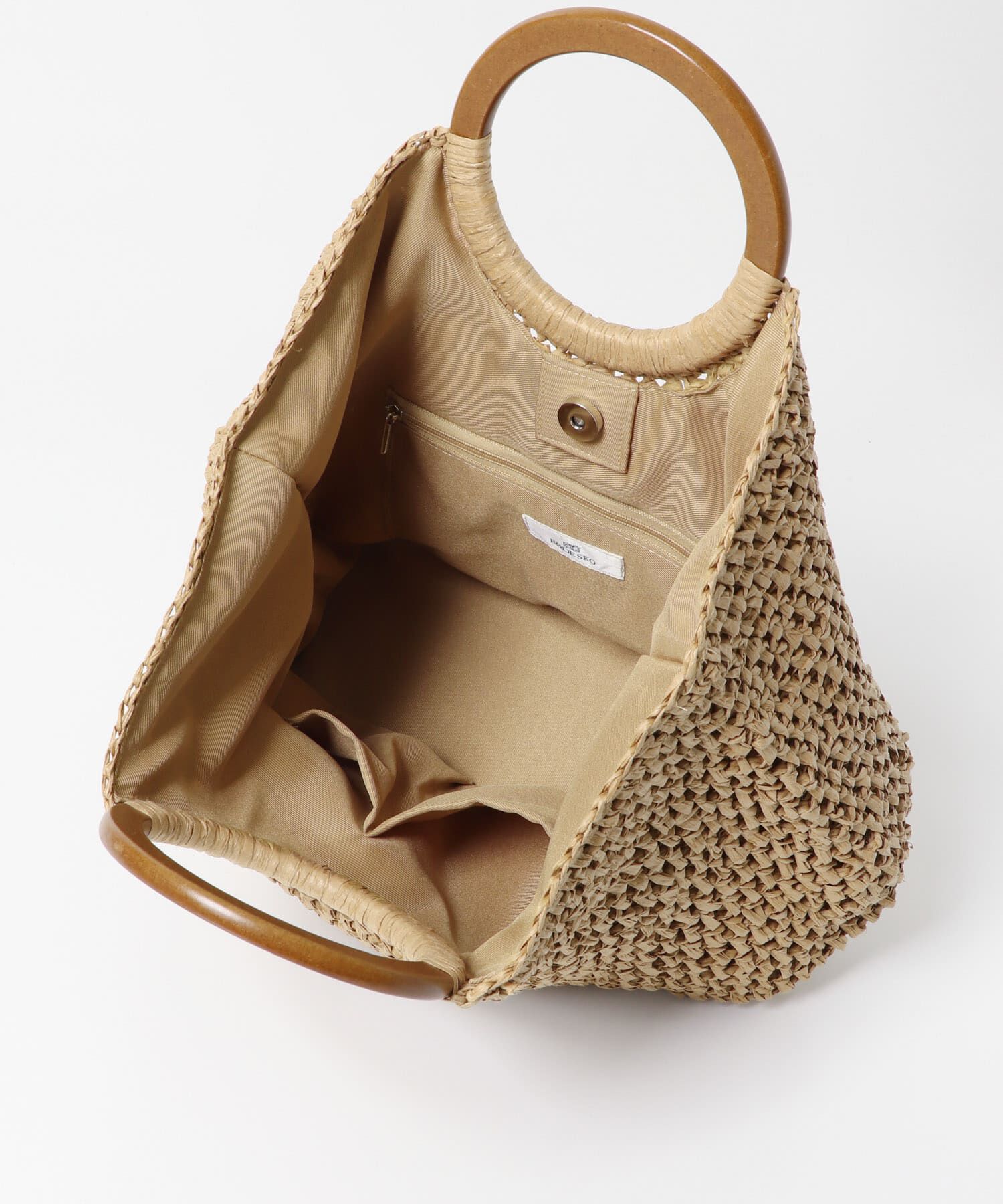 RODE SKO「ウッドハンドルペーパーバッグ」|トートバッグ|