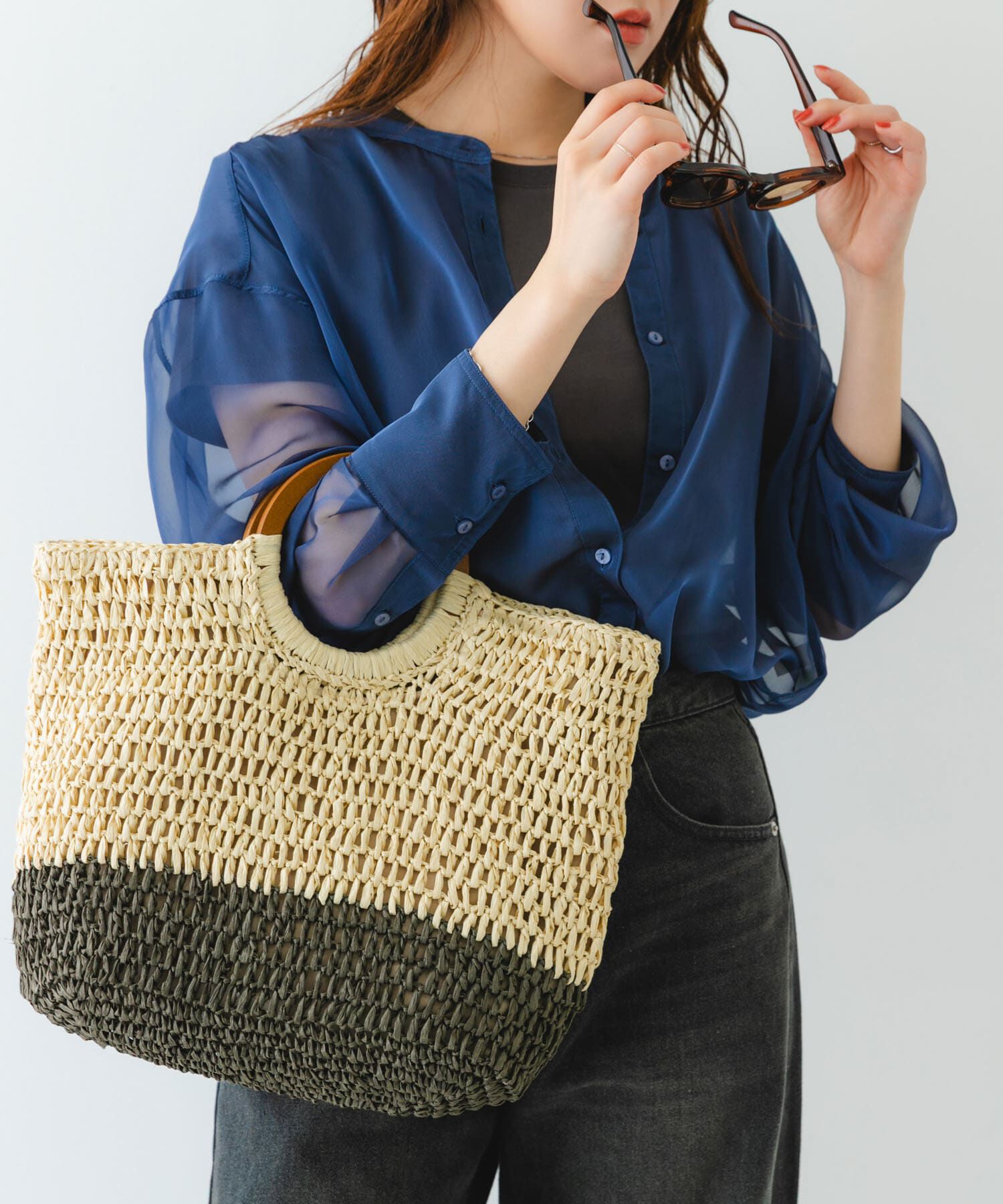 RODE SKO「ウッドハンドルペーパーバッグ」|トートバッグ|