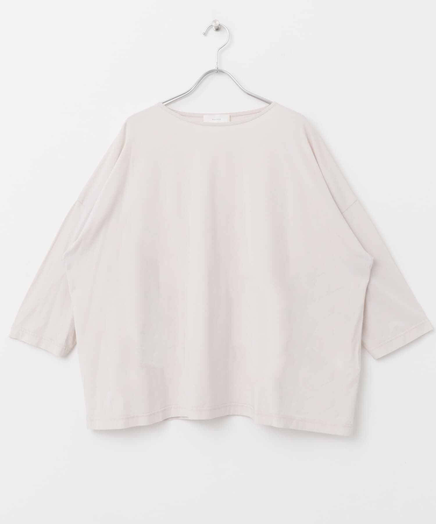 かぐれ「ボートネック7分袖ワイドカットソー」|Tシャツ・カットソー|
