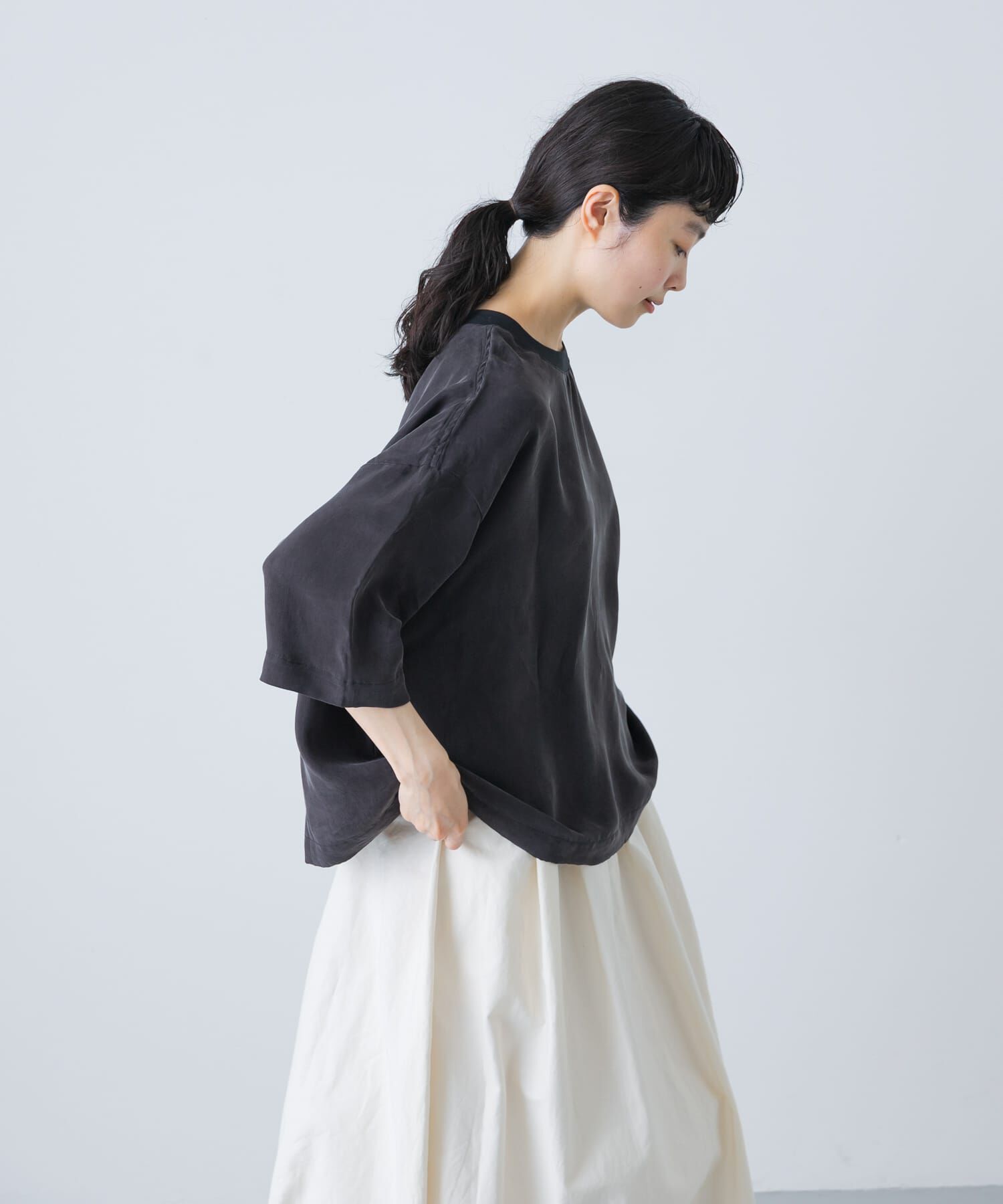 かぐれ「キュプラプルオーバー」|Tシャツ・カットソー|