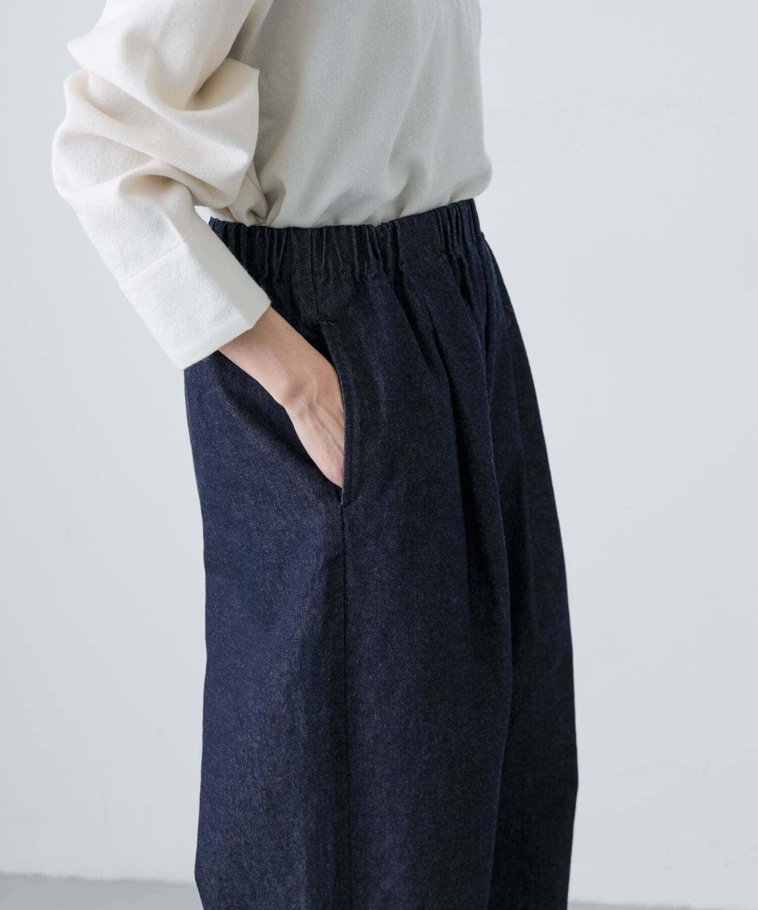 かぐれ「デニムクロップドパンツ」|デニム|