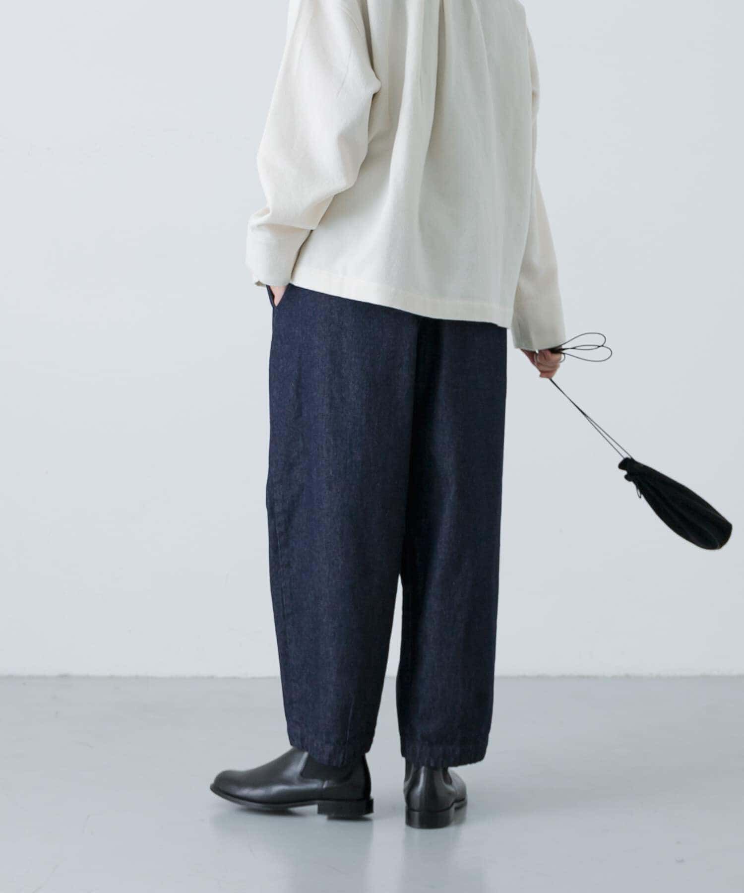 かぐれ「デニムクロップドパンツ」|デニム|