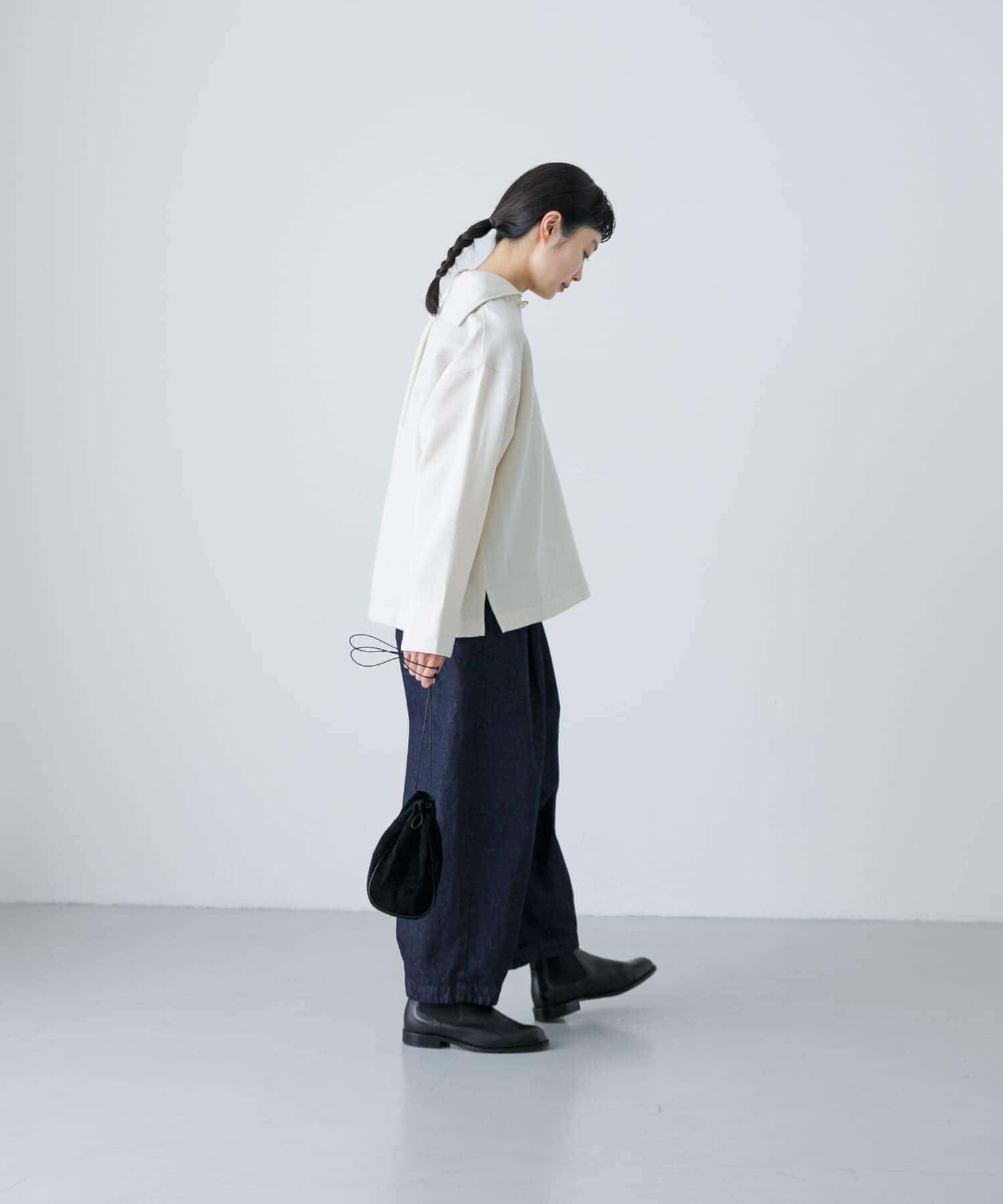 かぐれ「デニムクロップドパンツ」|デニム|