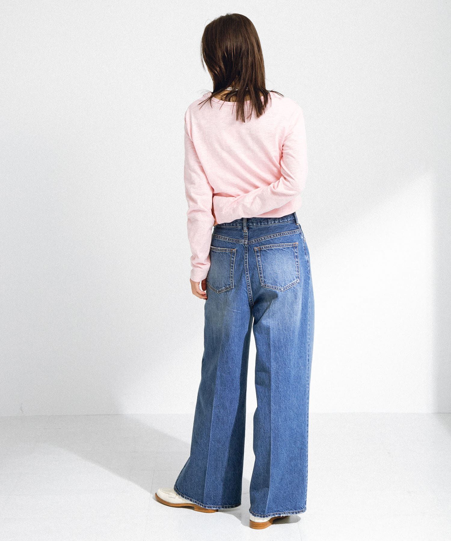 Sonny Label 「『34サイズ/低身長向けも展開』センタープレスストレートデニム」|デニム|