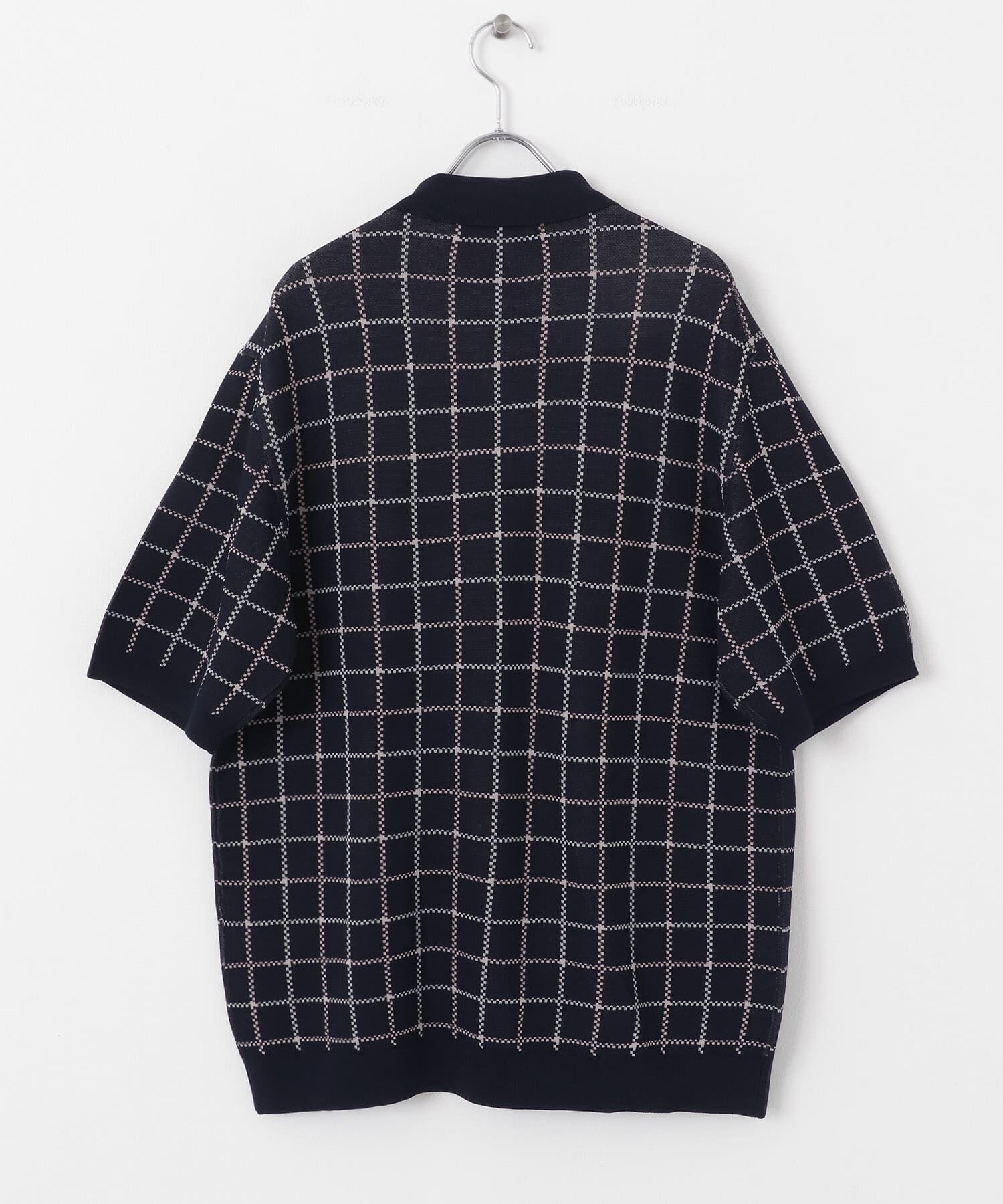 Sonny Label 「OOPSチェック柄ニットポロシャツ」|ニット・セーター|