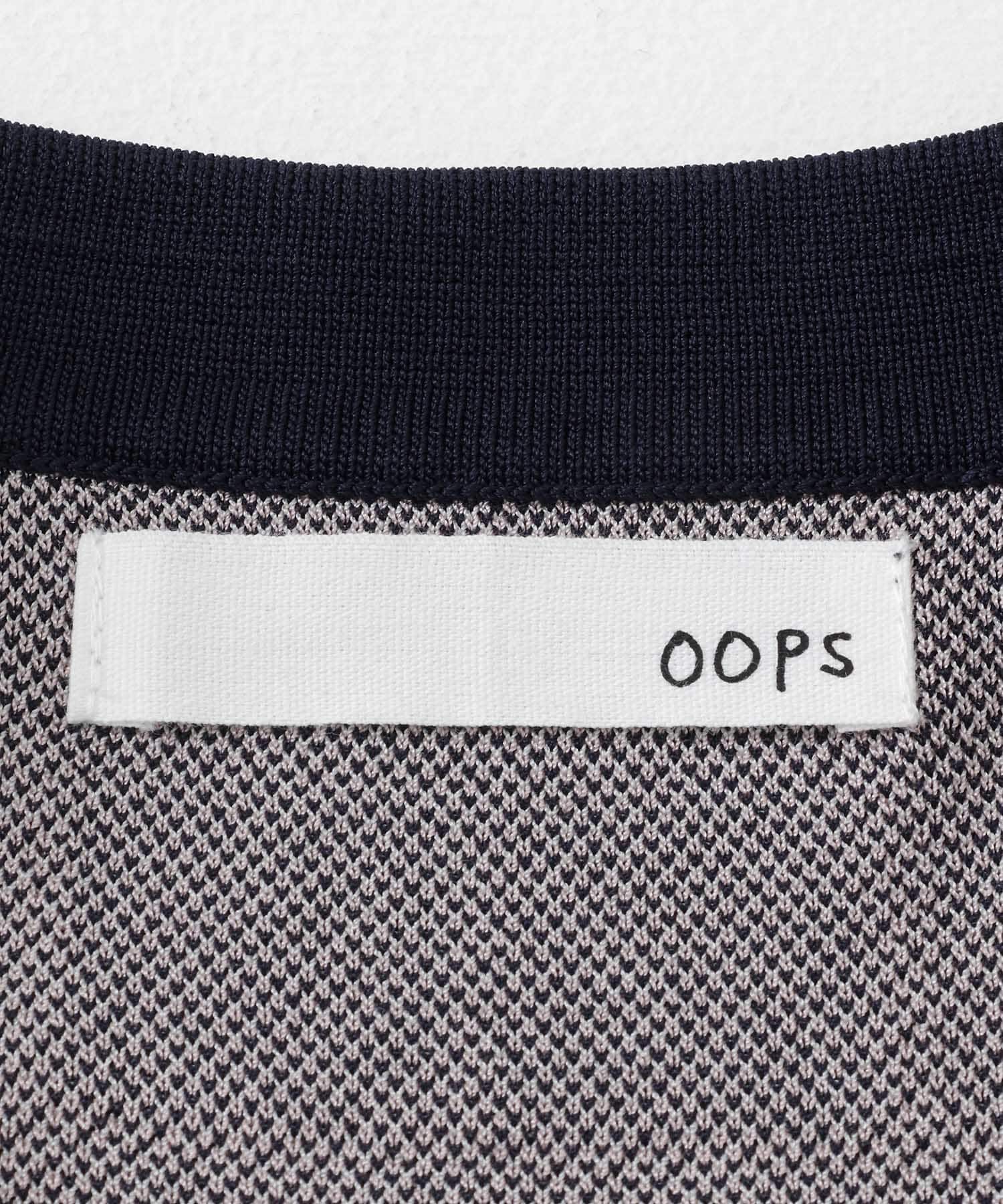 Sonny Label 「OOPSチェック柄ニットポロシャツ」|ニット・セーター|