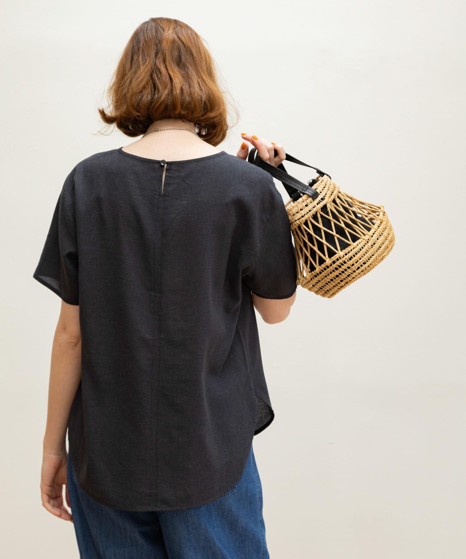 Sonny Label 「リネン混クルーネックブラウスTシャツ」|シャツ・ブラウス|