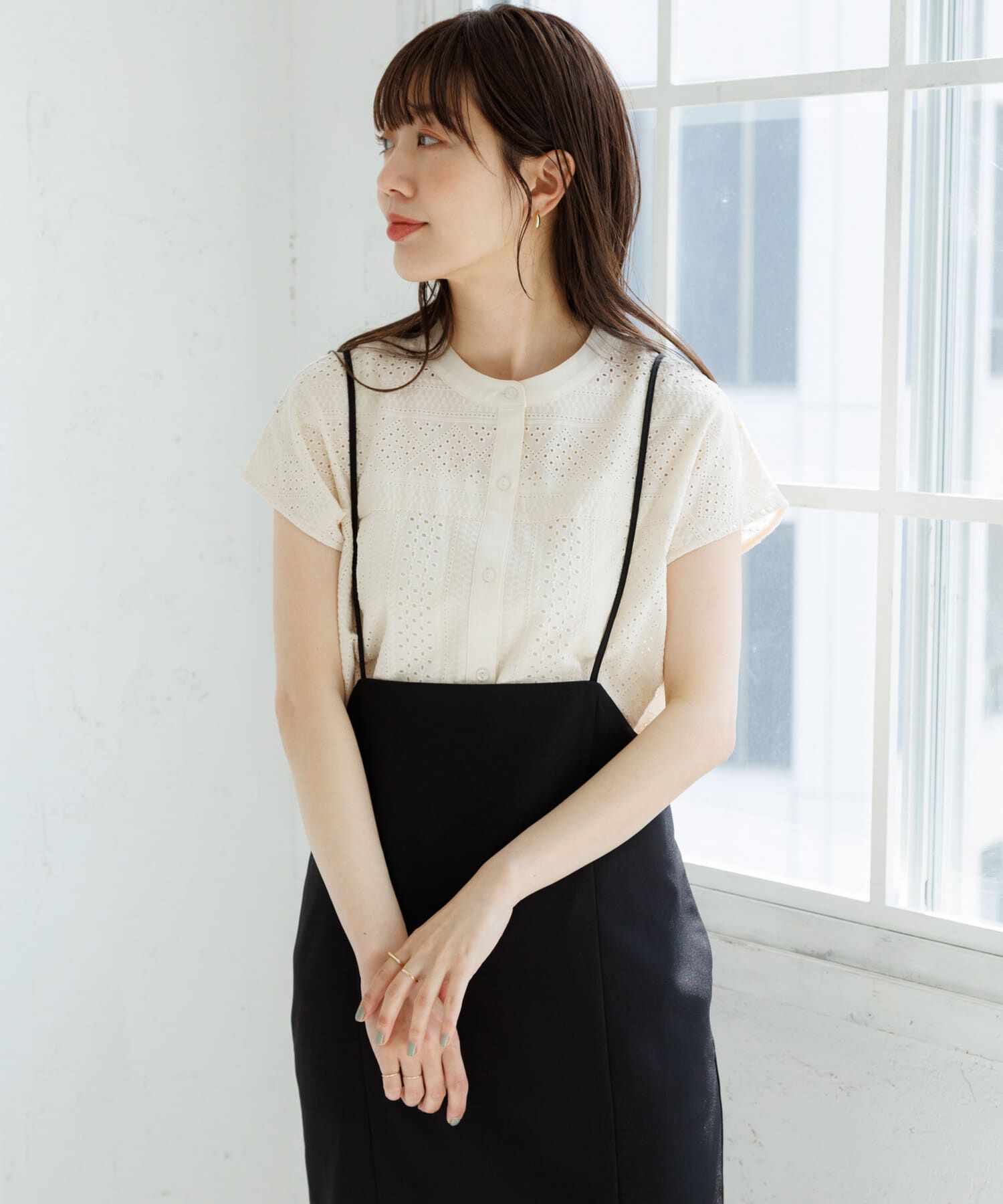 Sonny Label 「『WEB/一部店舗限定』ナローサスペンダースカート」|スカート|