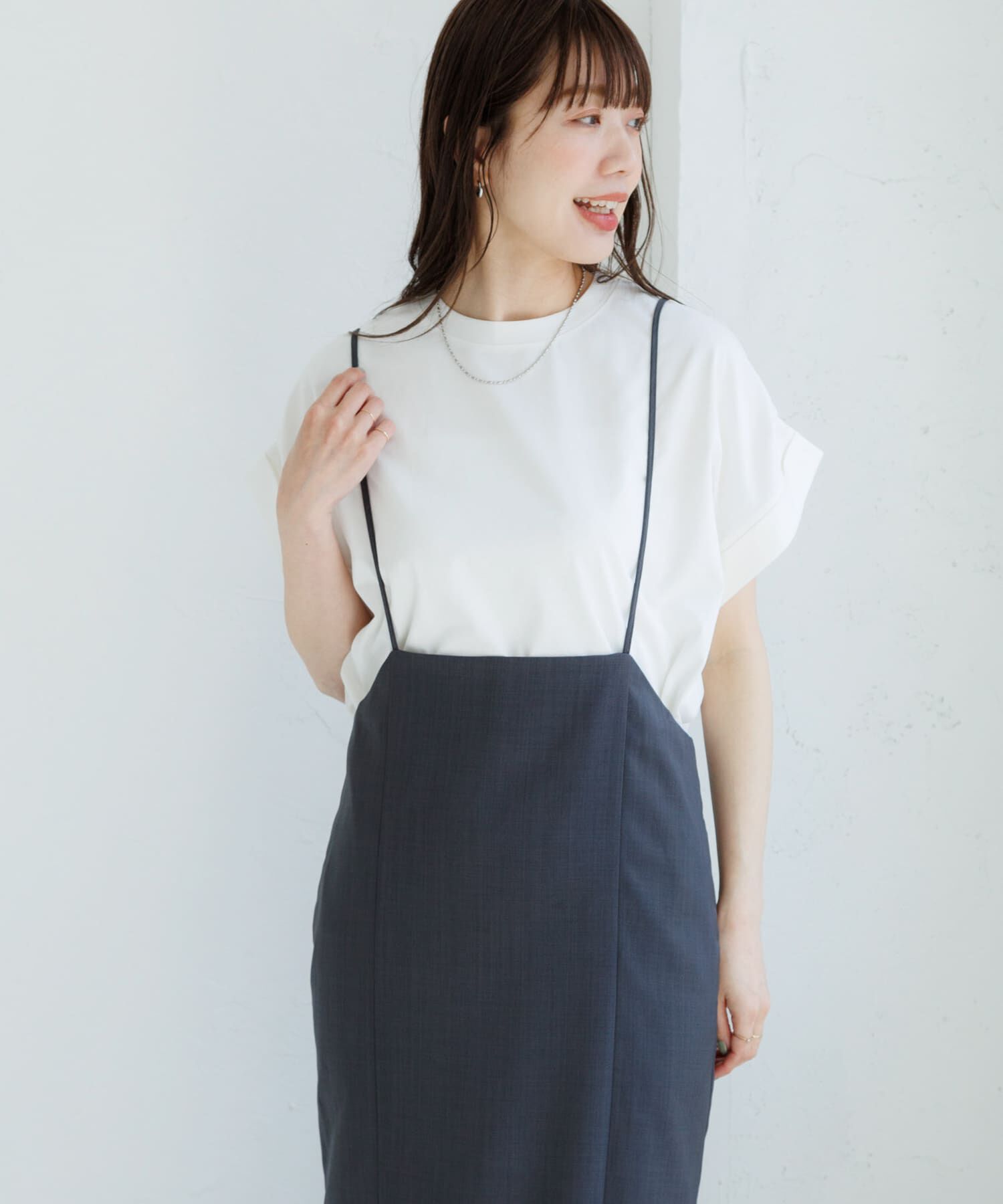 Sonny Label 「『WEB/一部店舗限定』ナローサスペンダースカート」|スカート|