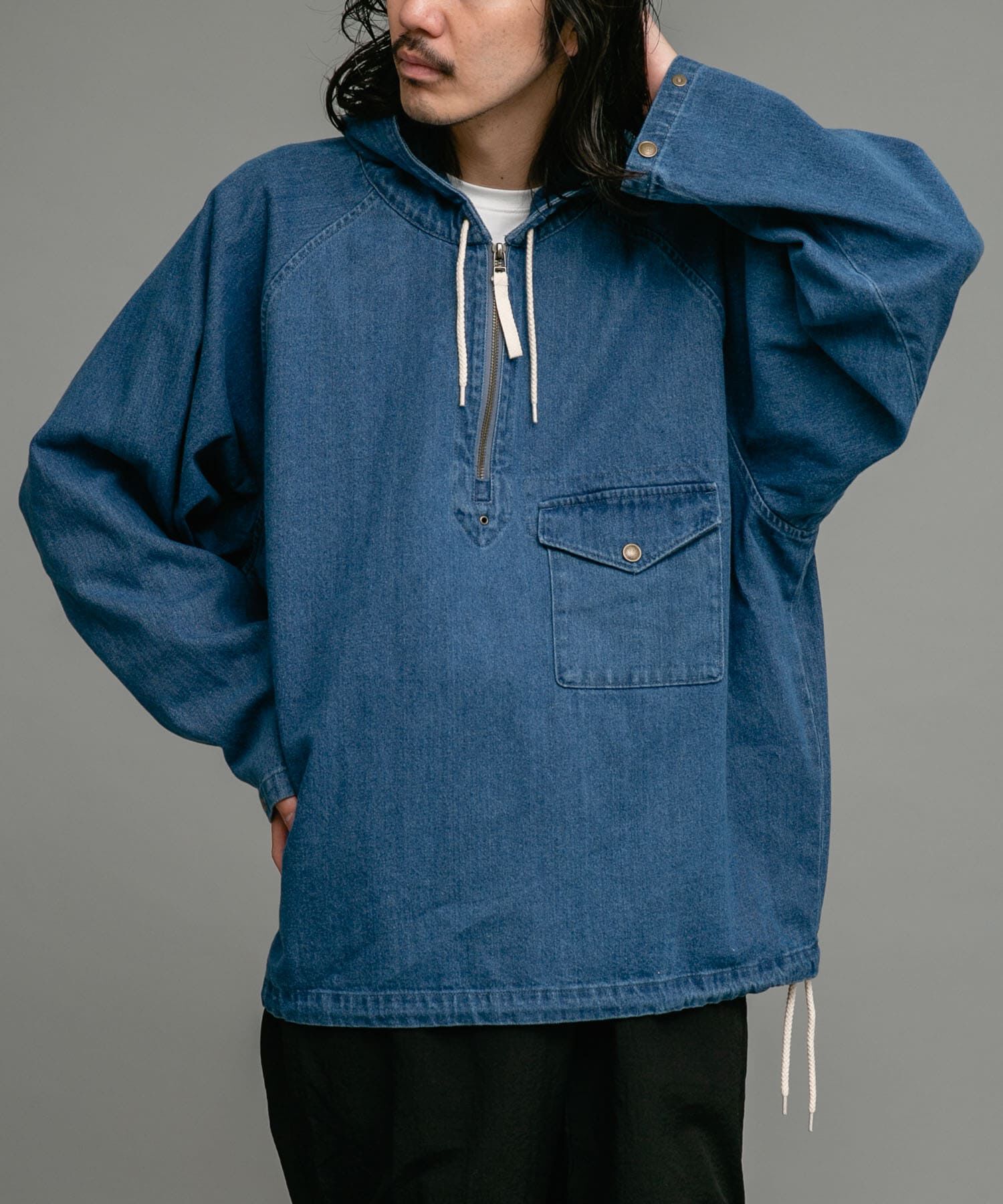 Sonny Label 「『別注』ARMY TWILL&times;Sonny Label　Smock Parka」|ノーカラーコート|