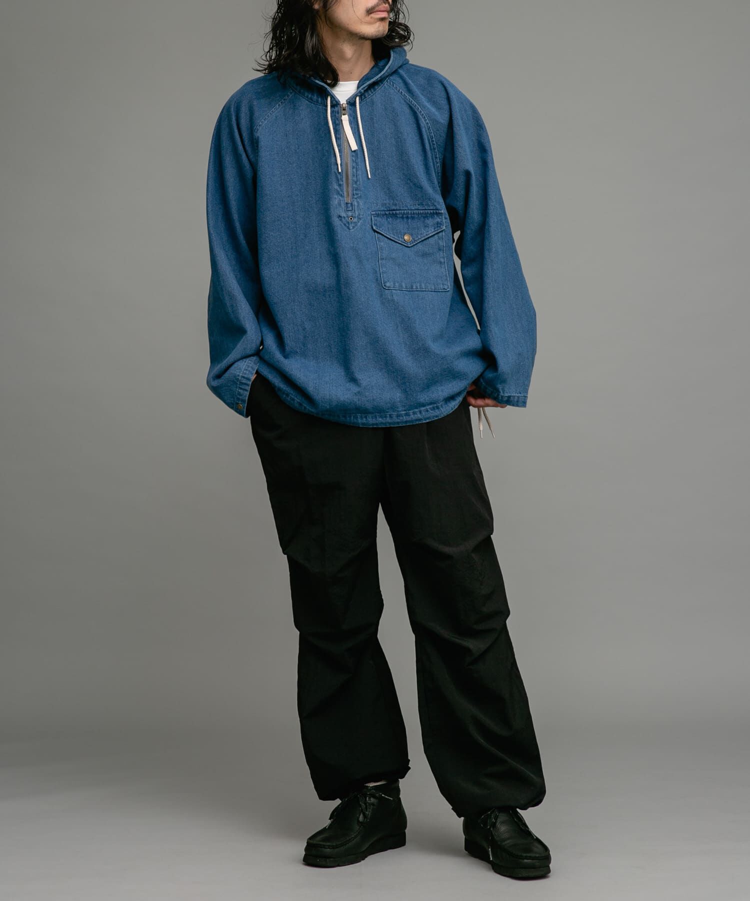 Sonny Label 「『別注』ARMY TWILL&times;Sonny Label　Smock Parka」|ノーカラーコート|