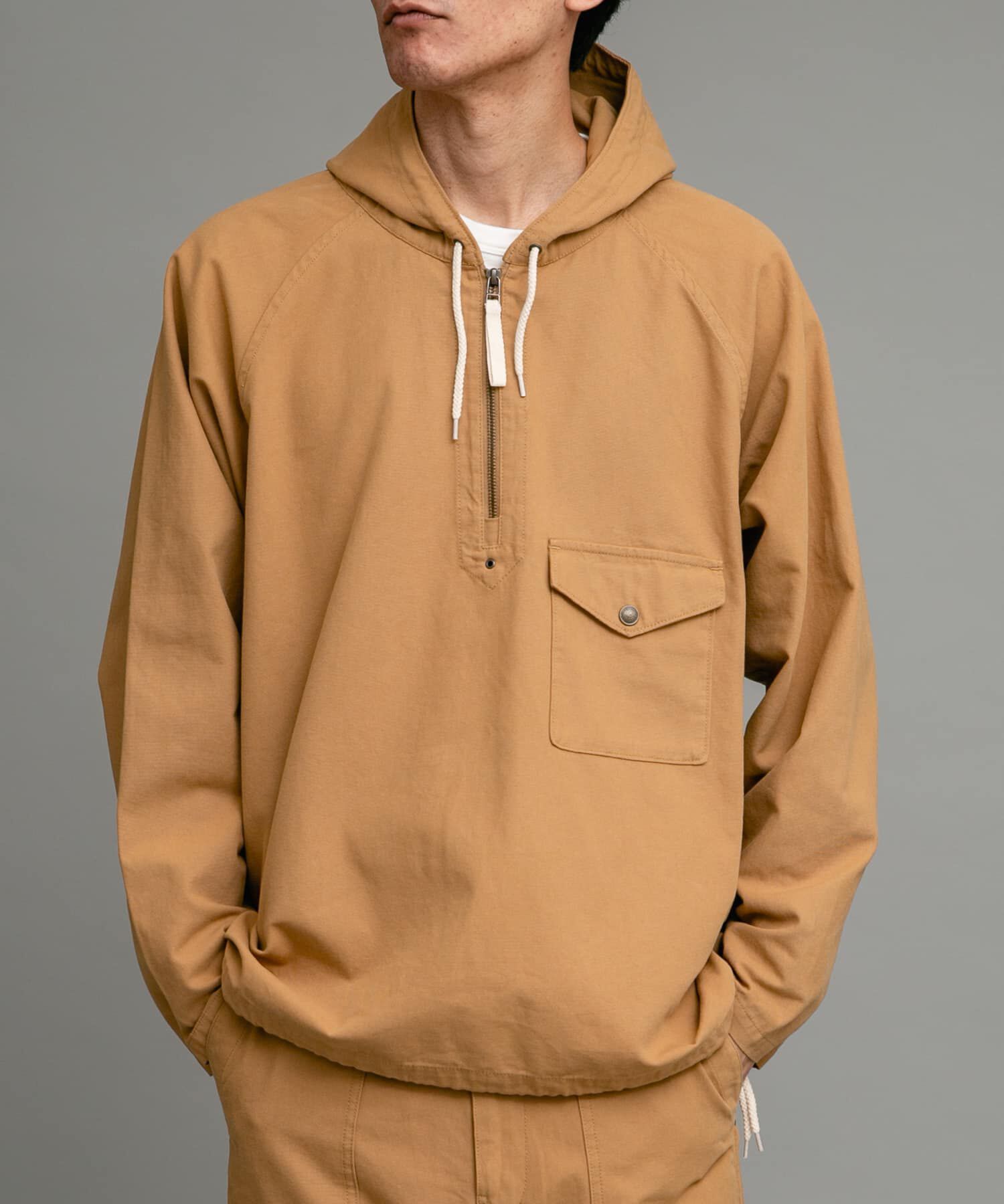 Sonny Label 「『別注』ARMY TWILL&times;Sonny Label　Smock Parka」|ノーカラーコート|