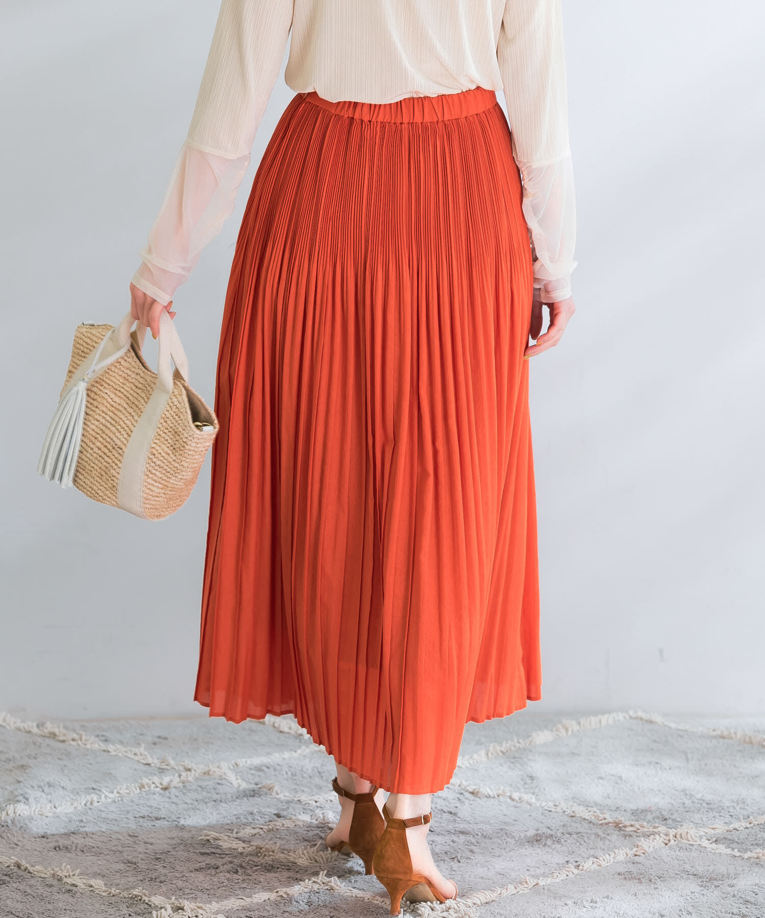 URBAN RESEARCH ROSSO「ランダムプリーツスカート」|スカート|