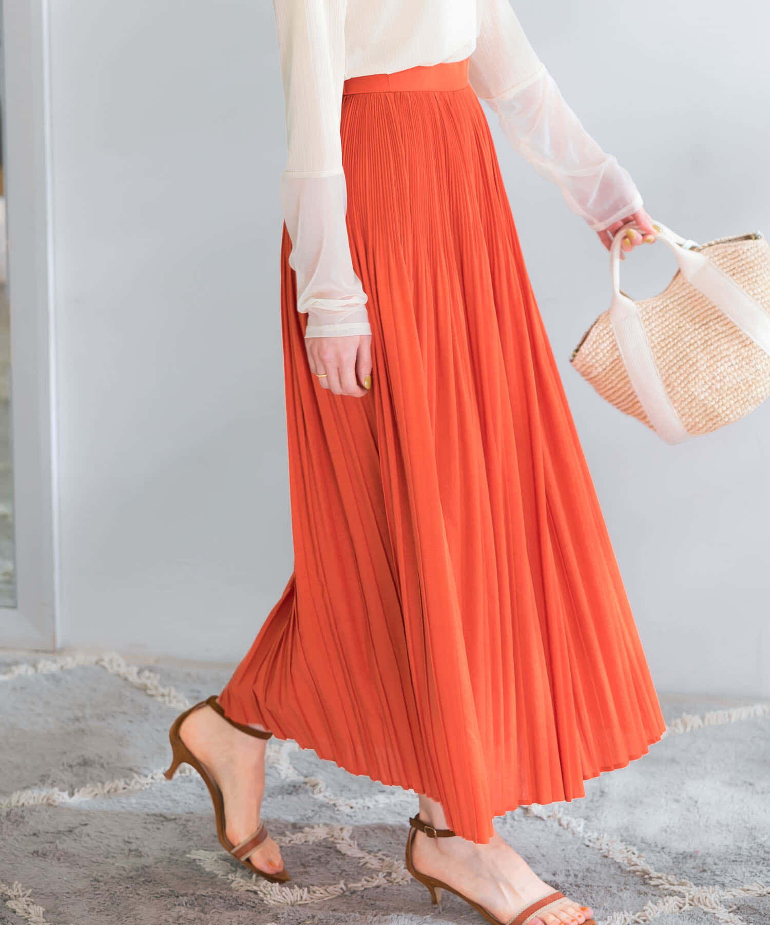 URBAN RESEARCH ROSSO「ランダムプリーツスカート」|スカート|