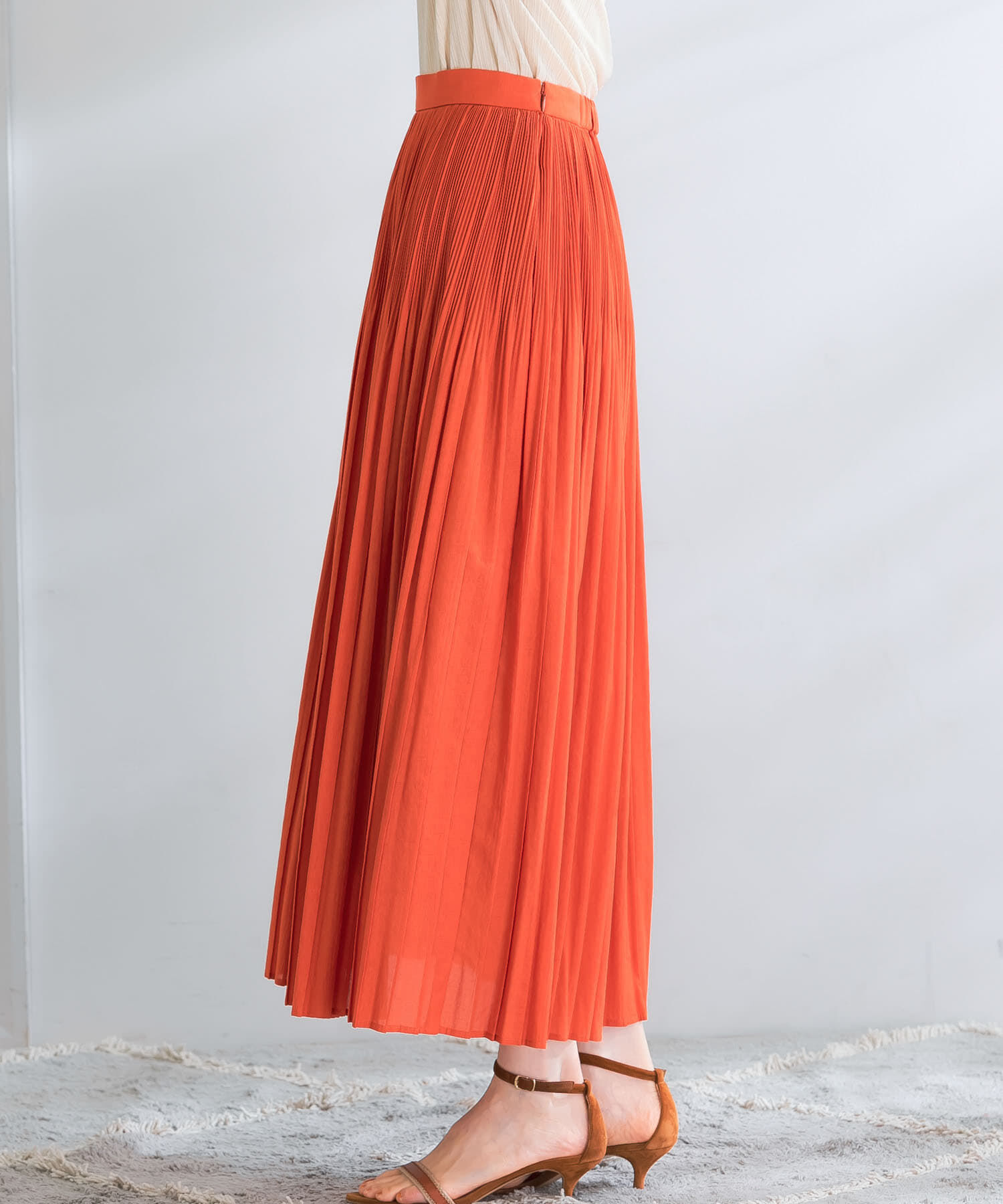 URBAN RESEARCH ROSSO「ランダムプリーツスカート」|スカート|