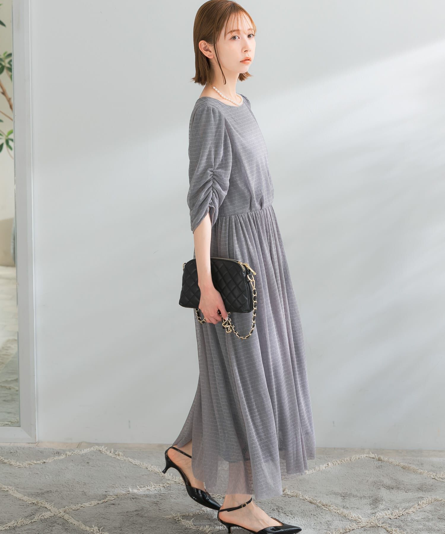 URBAN RESEARCH ROSSO「オーバーレースドレス」|ワンピース|