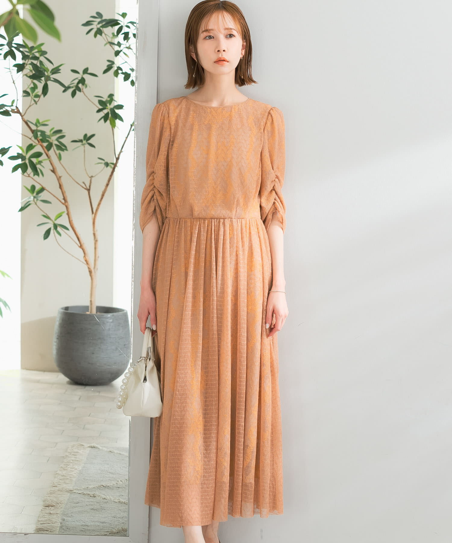 URBAN RESEARCH ROSSO「オーバーレースドレス」|ワンピース|