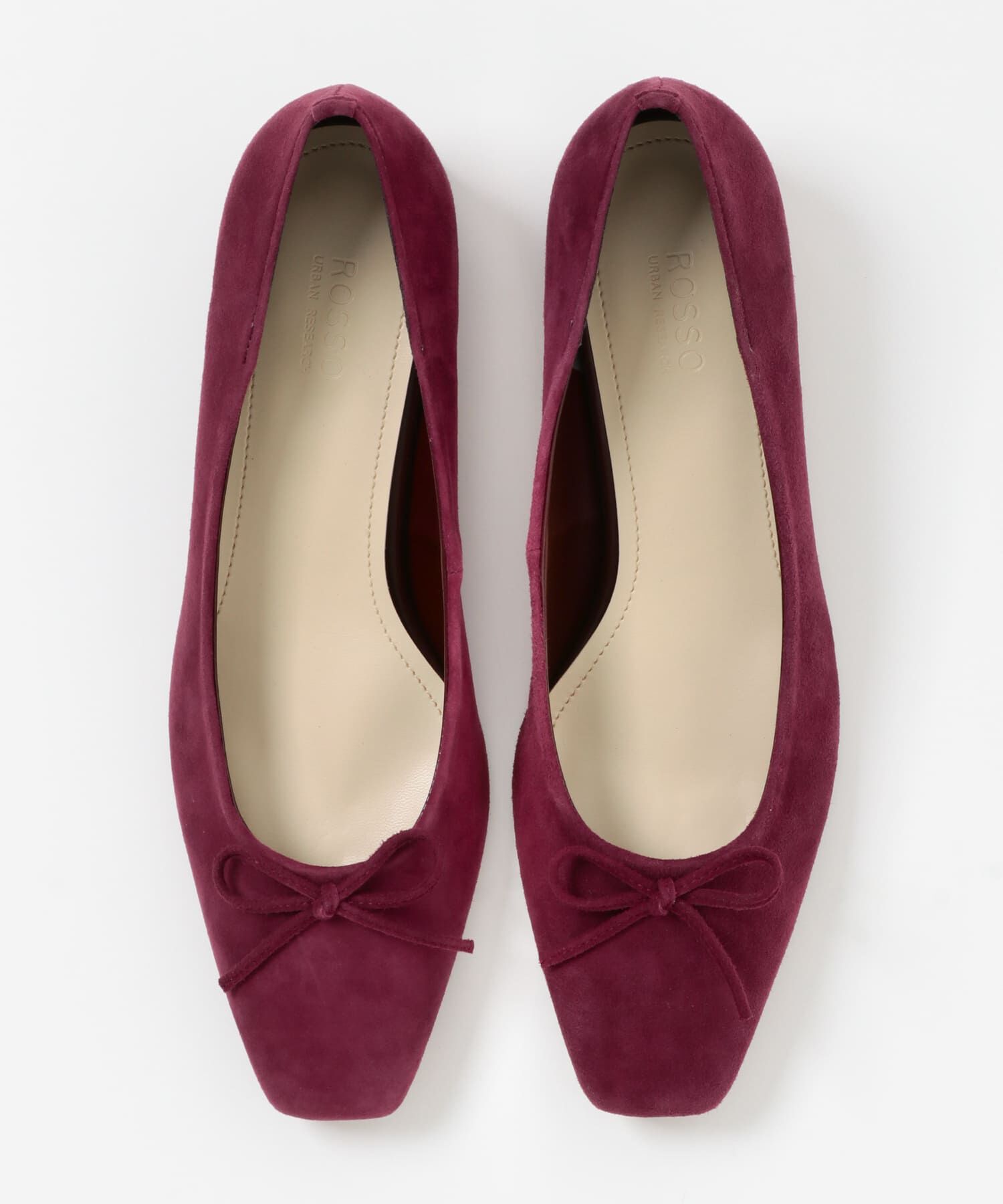 URBAN RESEARCH ROSSO「シープスエードバレエシューズ」|バレエシューズ|