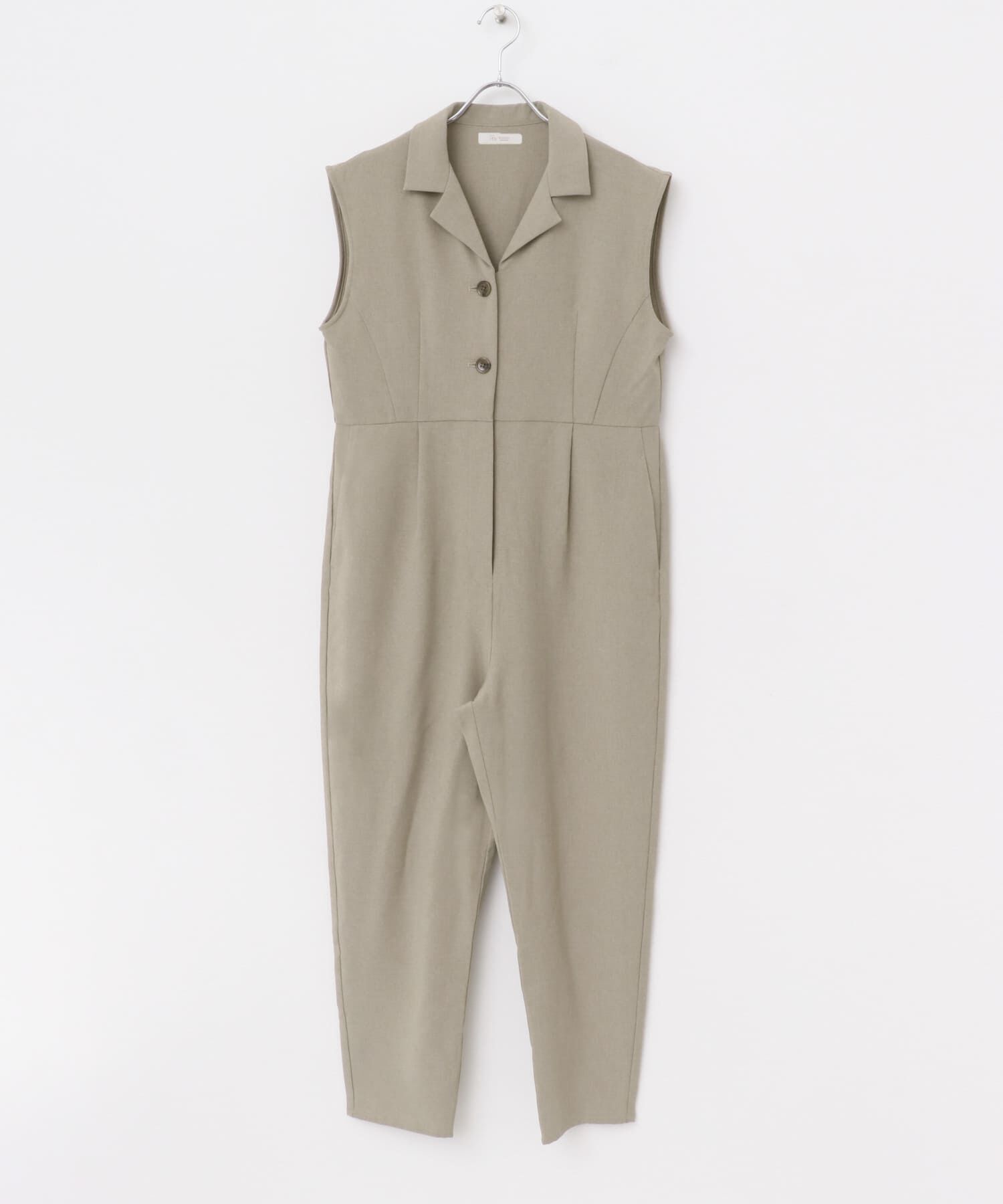 URBAN RESEARCH ROSSO「『UR TECH DRYLUXE』F by ROSSO　オープンカラーオールインワン」|スカート|