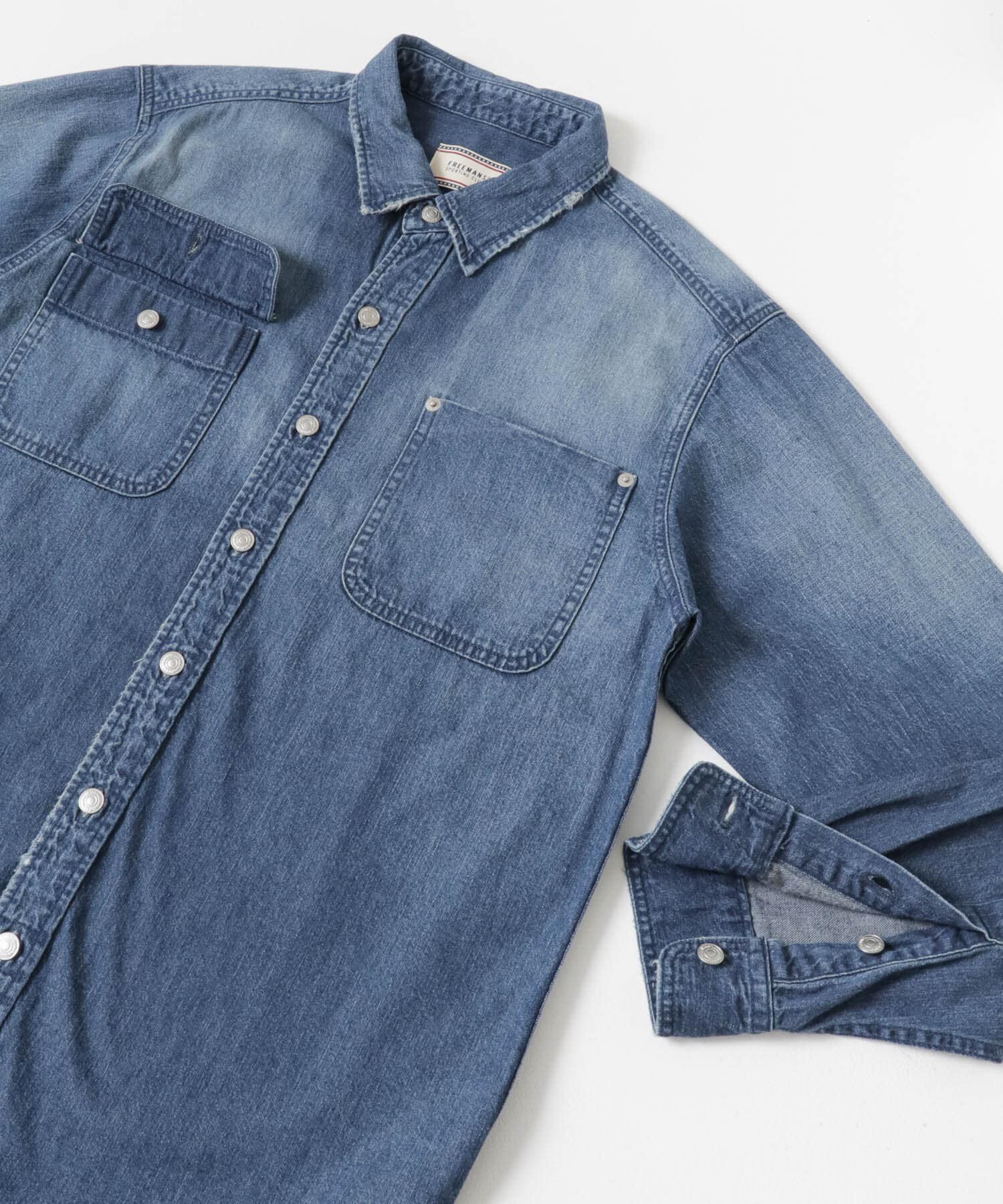 URBAN RESEARCH「FREEMANS SPORTING CLUB　GREAT JONES JEAN SHIRT」|シャツ・ブラウス|
