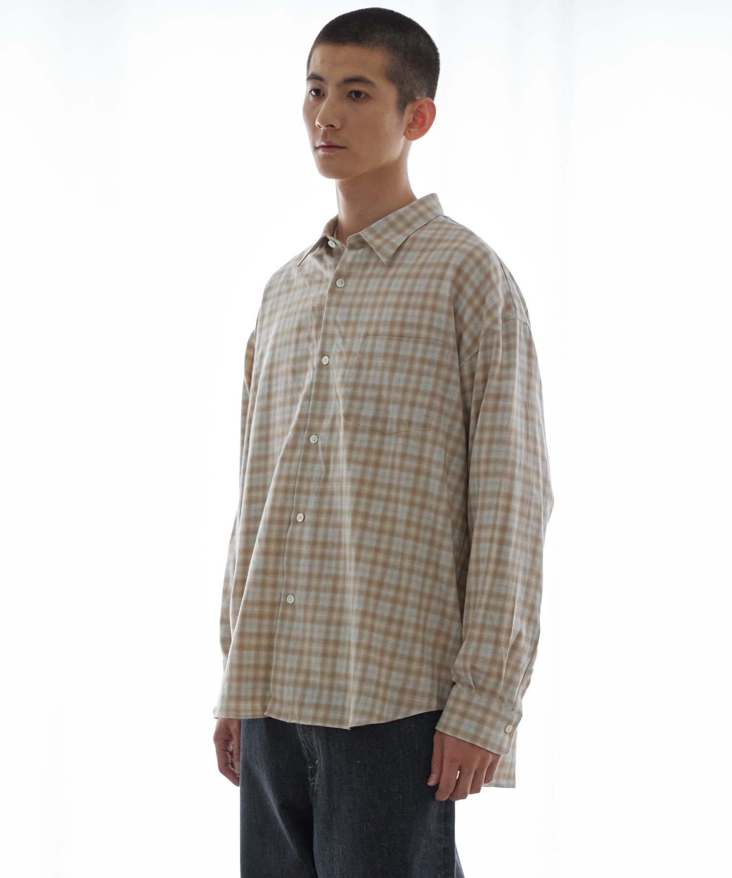 URBAN RESEARCH「new basic トーマスメイソンオーバーネルシャツ」|シャツ・ブラウス|