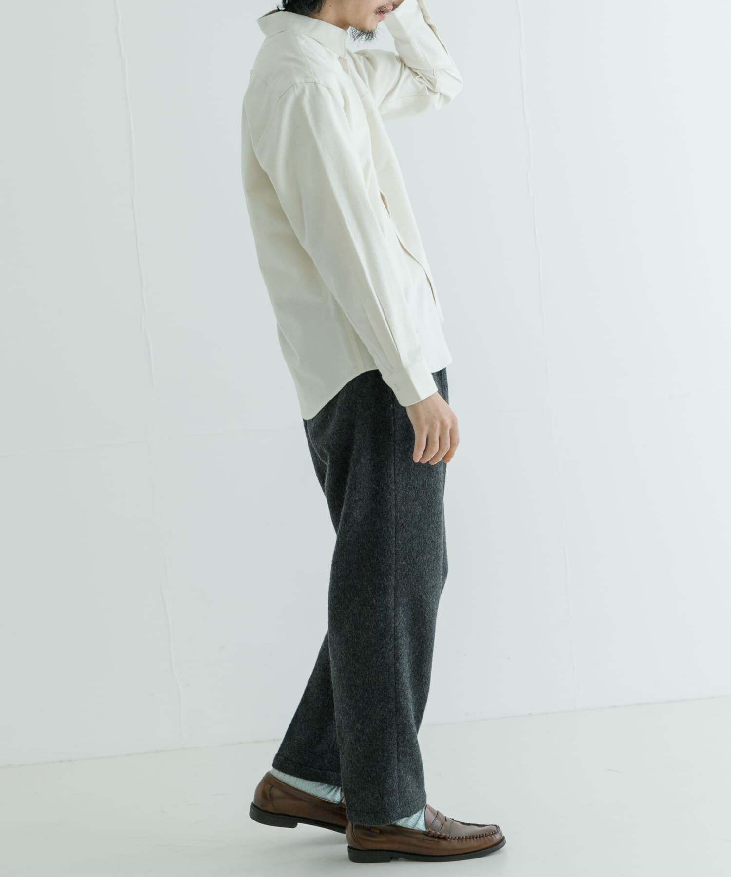 URBAN RESEARCH「『UR TECH』『蓄熱』起毛レギュラーシャツ」|シャツ・ブラウス|