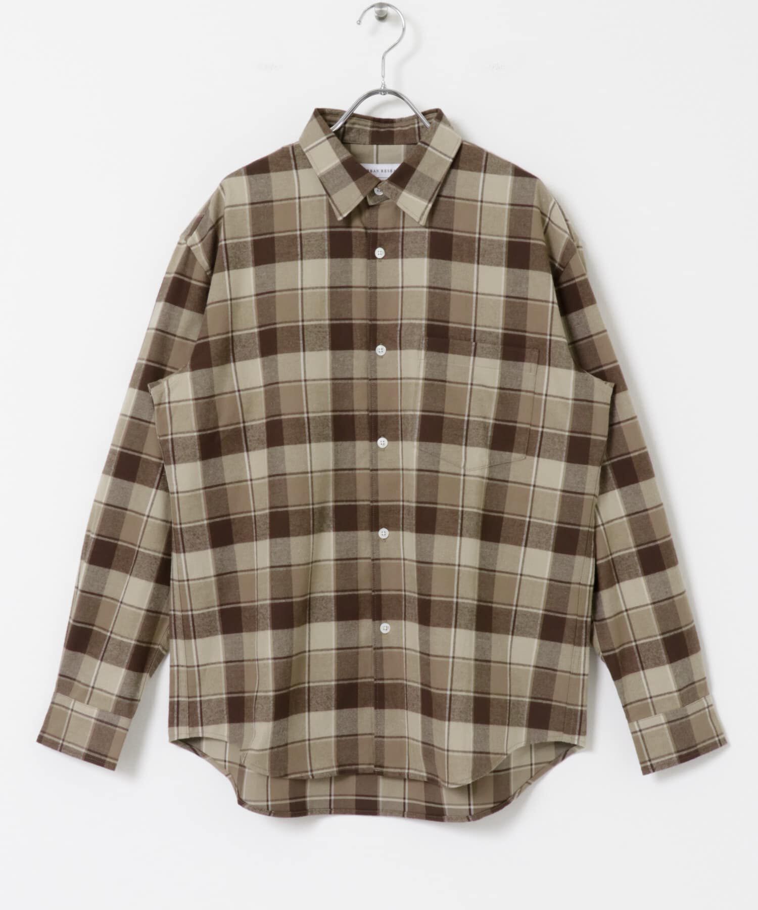 URBAN RESEARCH「『UR TECH』『蓄熱』起毛レギュラーシャツ」|シャツ・ブラウス|