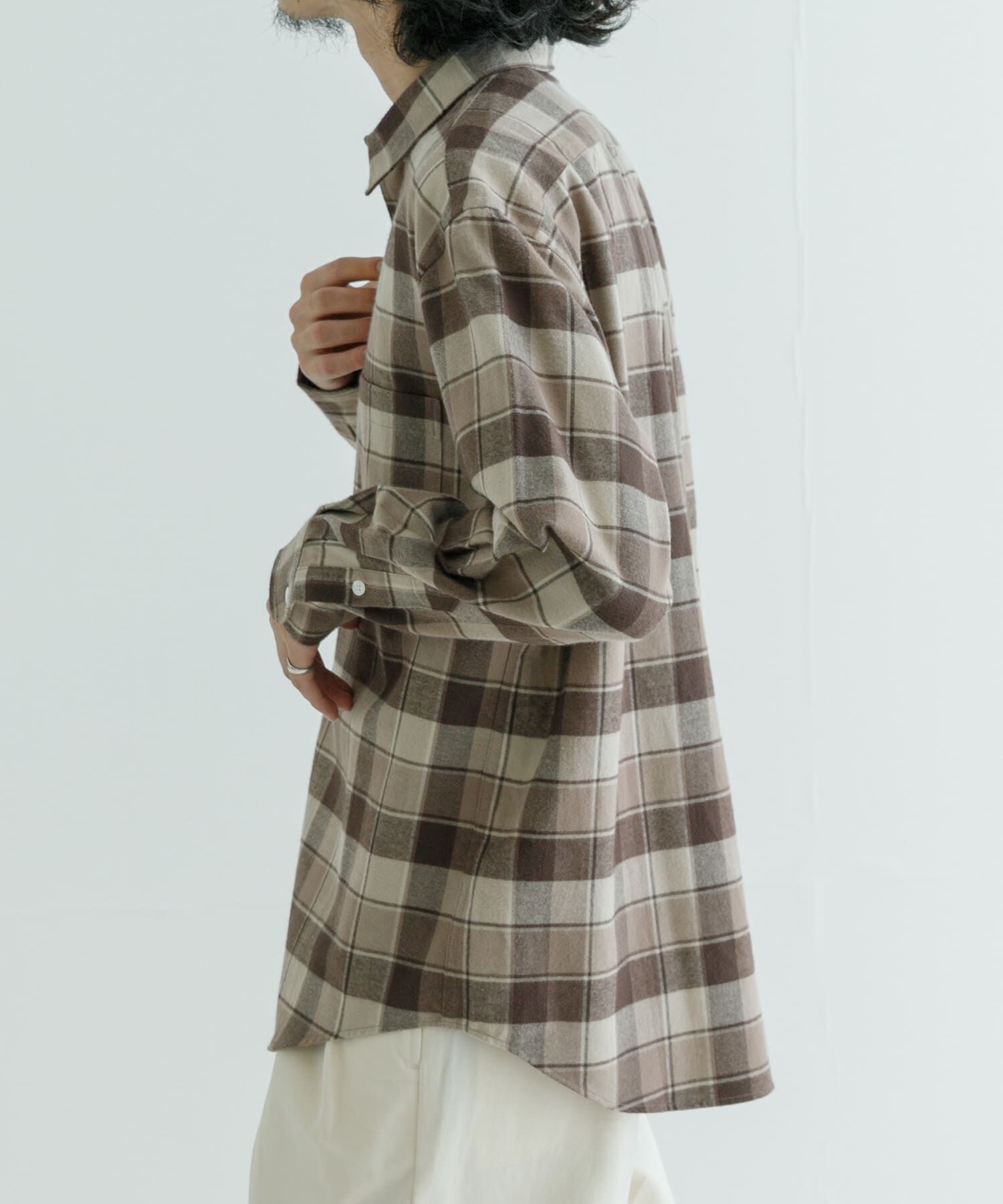 URBAN RESEARCH「『UR TECH』『蓄熱』起毛レギュラーシャツ」|シャツ・ブラウス|