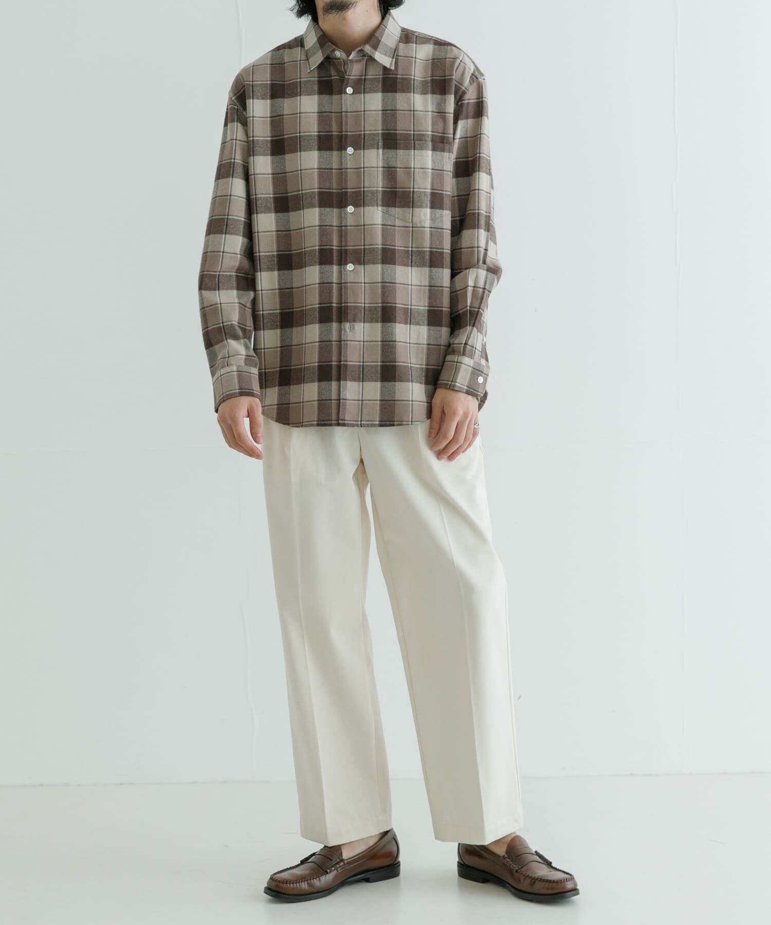 URBAN RESEARCH「『UR TECH』『蓄熱』起毛レギュラーシャツ」|シャツ・ブラウス|