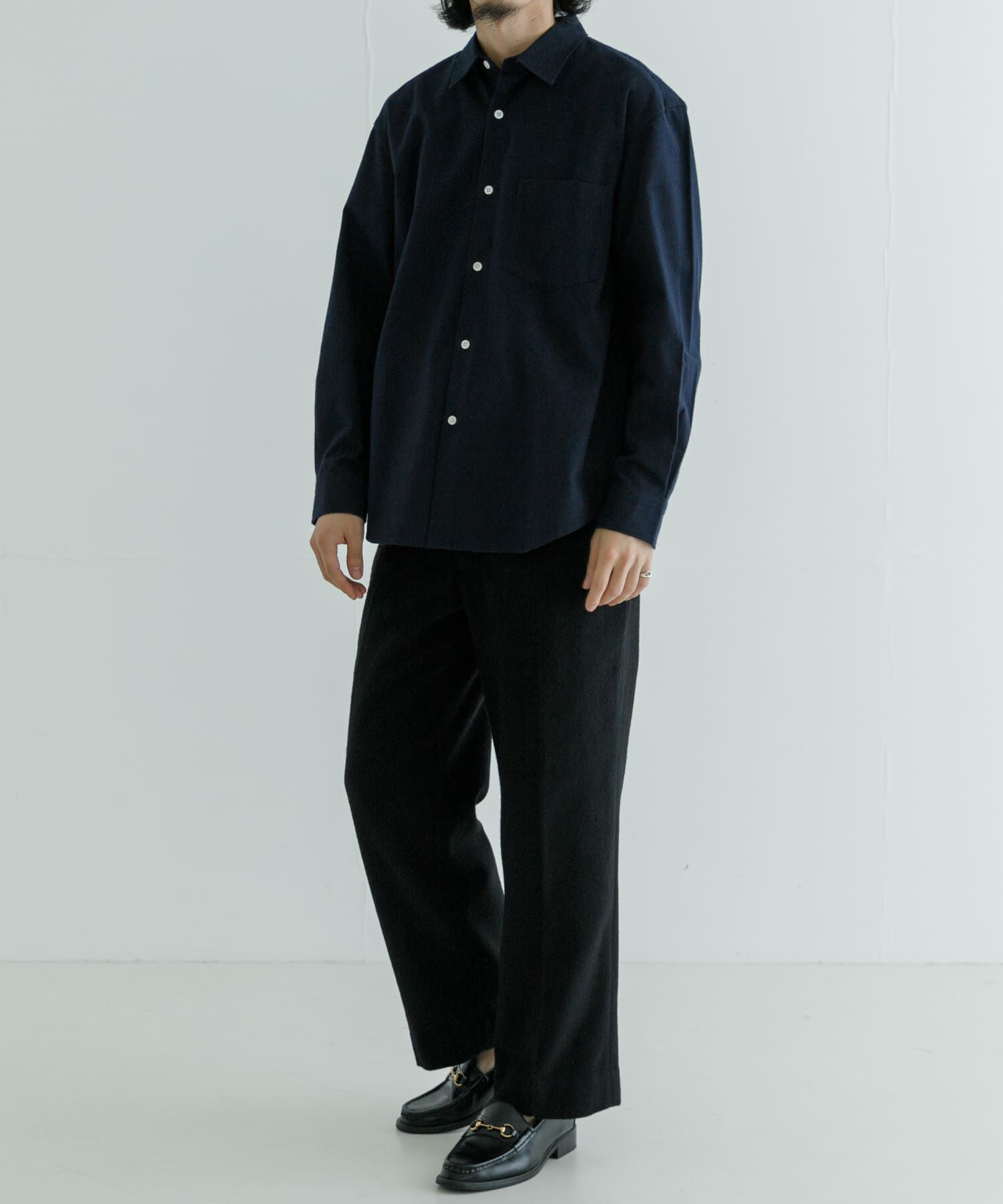 URBAN RESEARCH「『UR TECH』『蓄熱』起毛レギュラーシャツ」|シャツ・ブラウス|