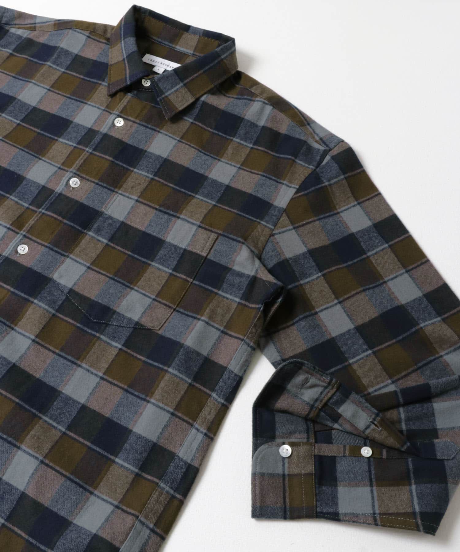 URBAN RESEARCH「『UR TECH』『蓄熱』起毛レギュラーシャツ」|シャツ・ブラウス|