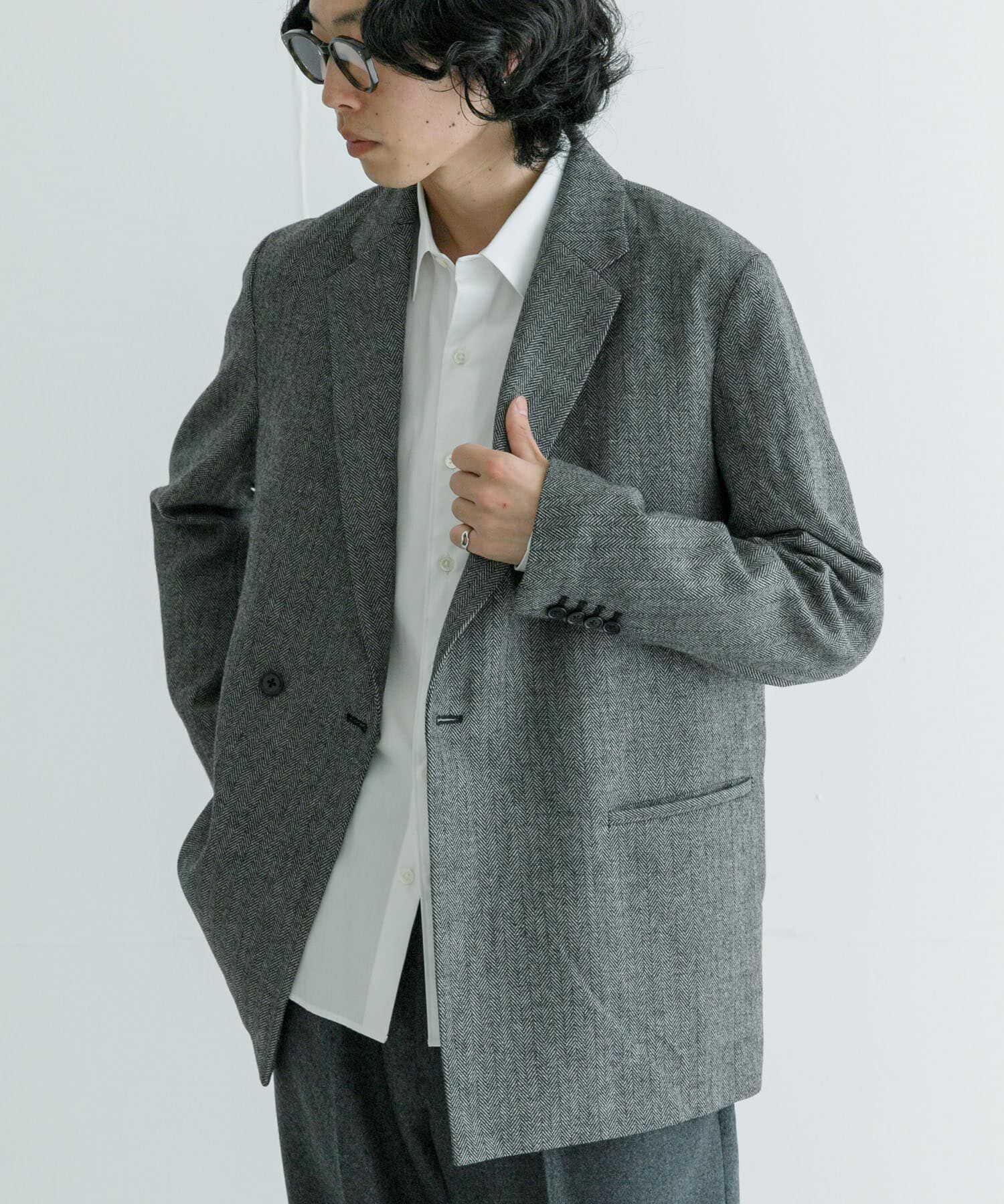 URBAN RESEARCH「『セットアップ対応』new basic ヘリンボーンセミダブルジャケット」|その他|
