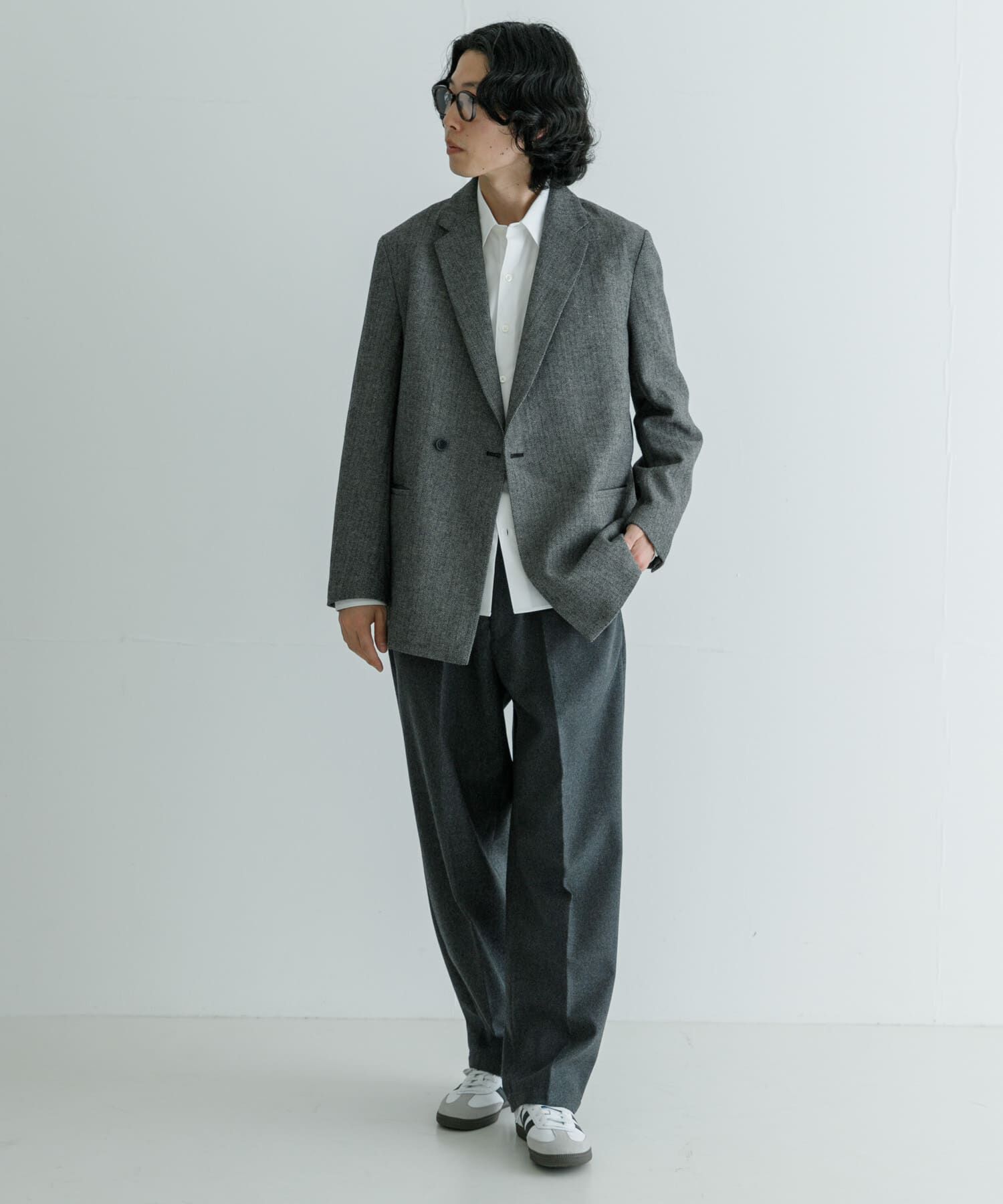 URBAN RESEARCH「『セットアップ対応』new basic ヘリンボーンセミダブルジャケット」|その他|