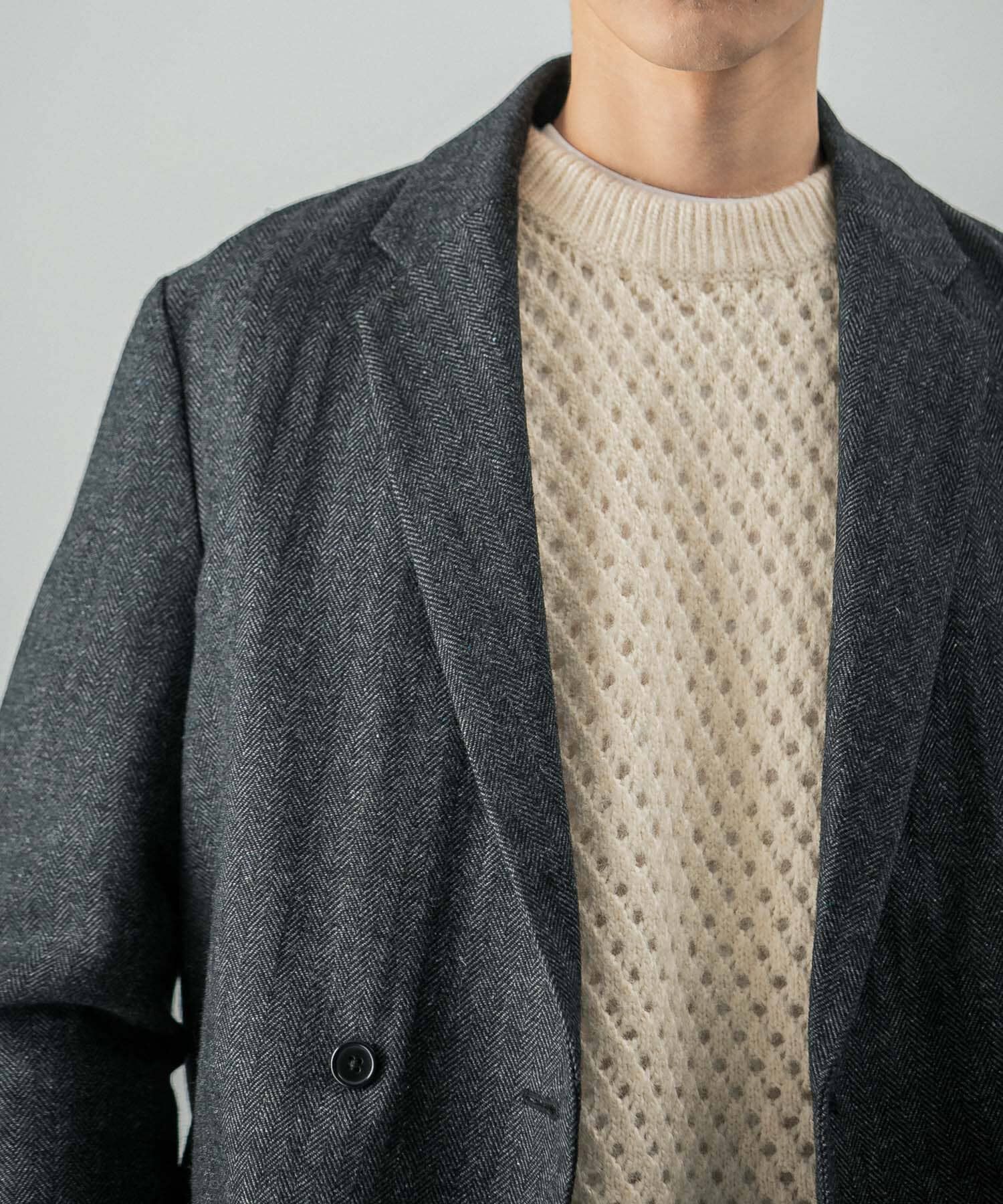 URBAN RESEARCH「『セットアップ対応』new basic ヘリンボーンセミダブルジャケット」|その他|