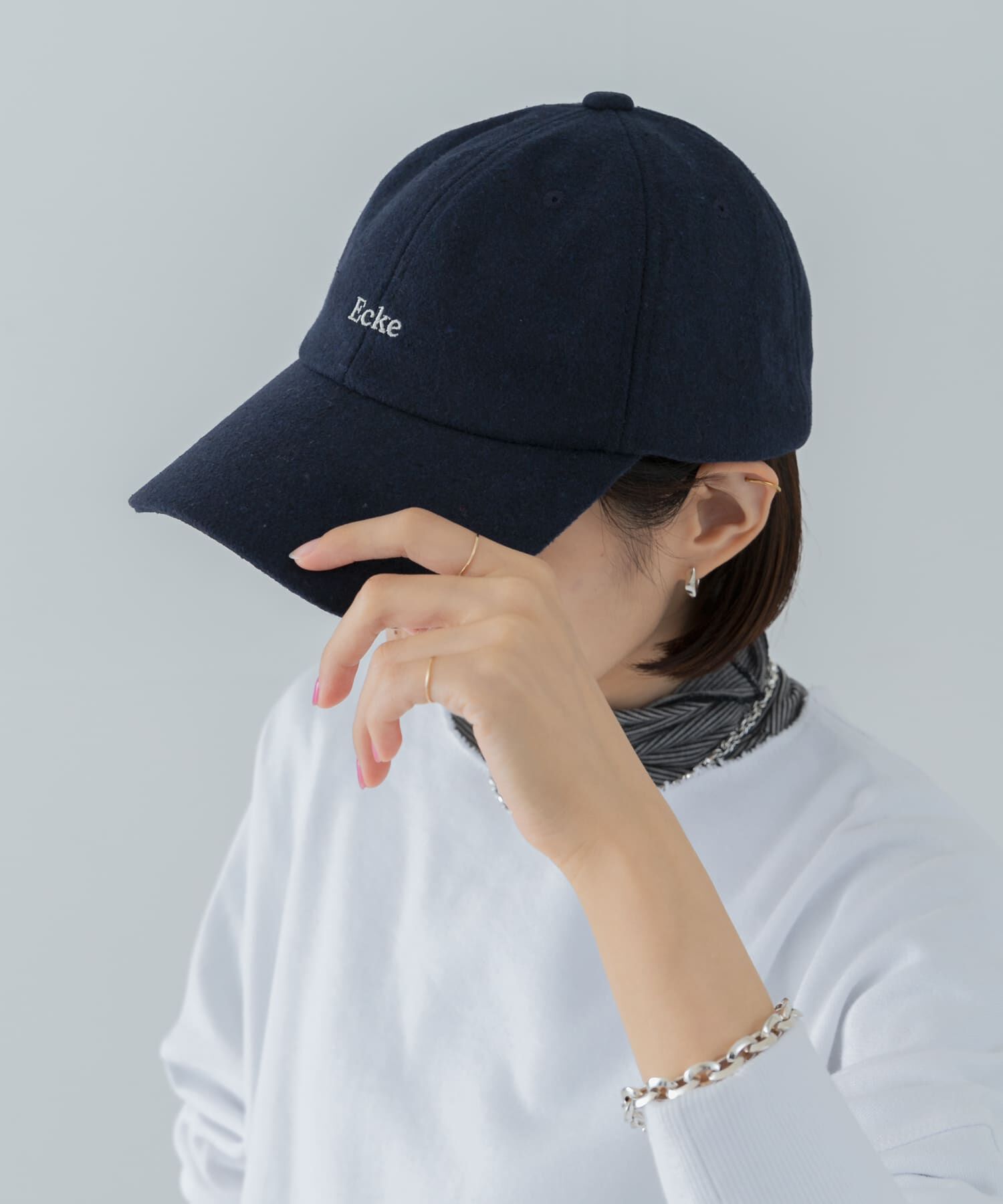 URBAN RESEARCH「メルトンロゴキャップ」|キャップ・キャスケット|