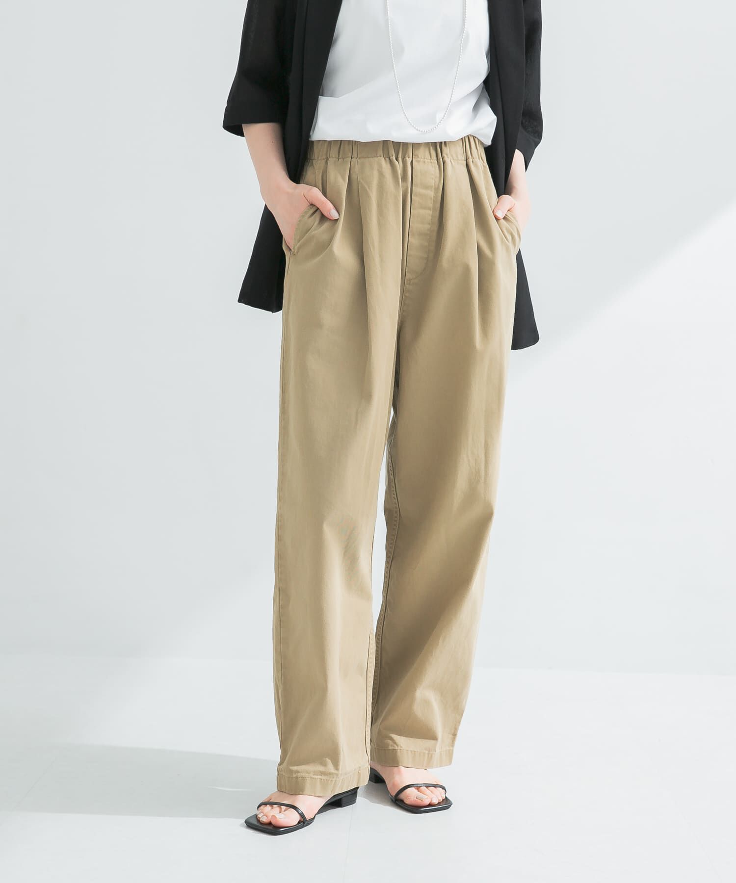 URBAN RESEARCH「『3サイズ展開』チノイージーパンツ」|その他|ベージュ