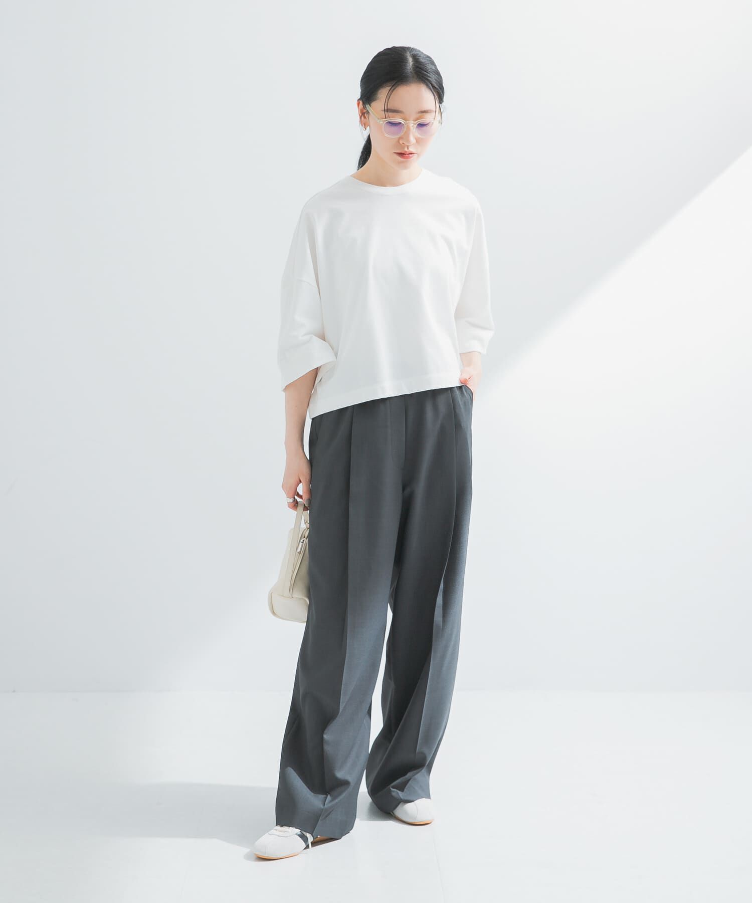 URBAN RESEARCH「『イージーケア』ワイドギャザースラックス」|その他|