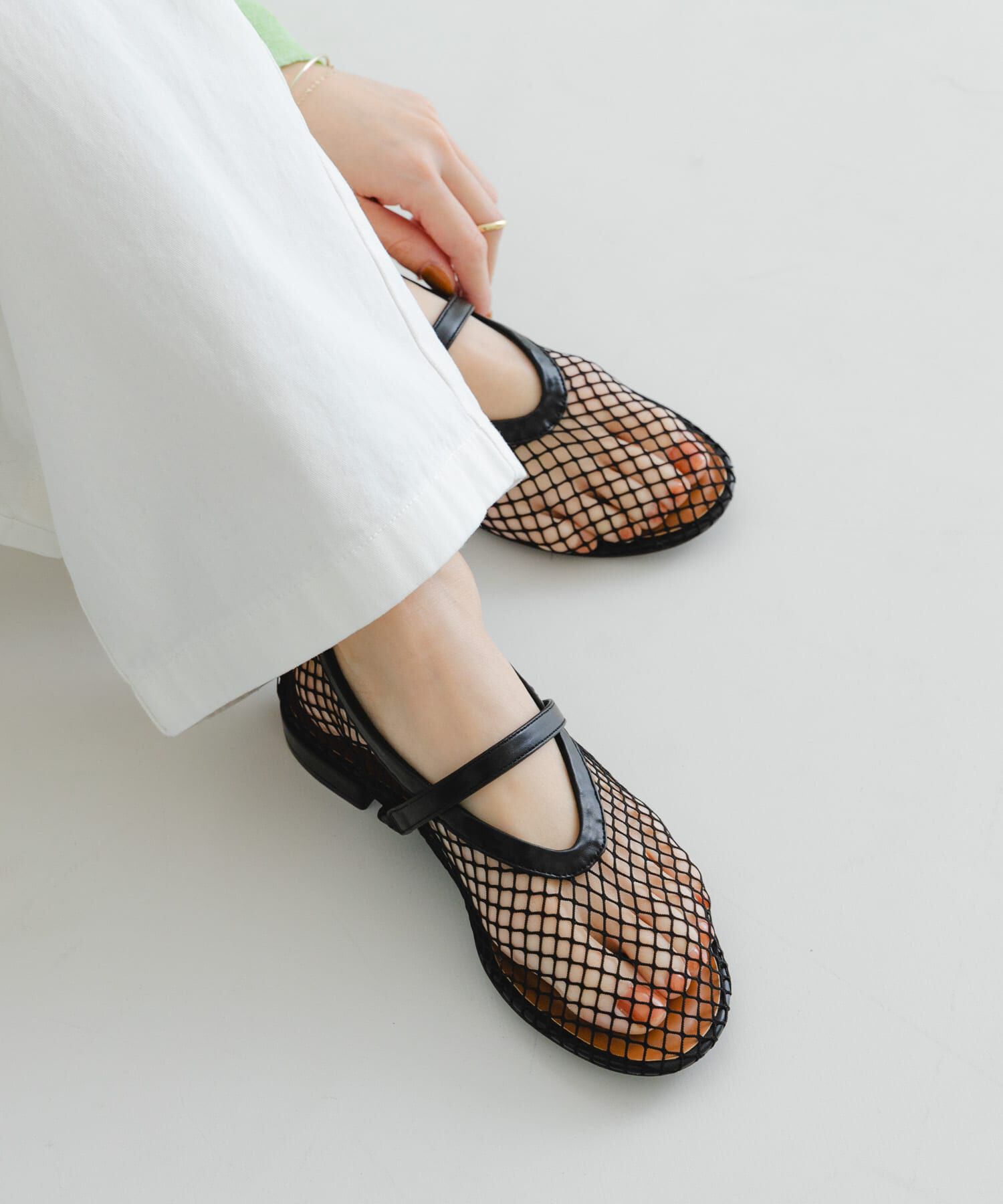 URBAN RESEARCH「メッシュフラットシューズ」|パンプス|
