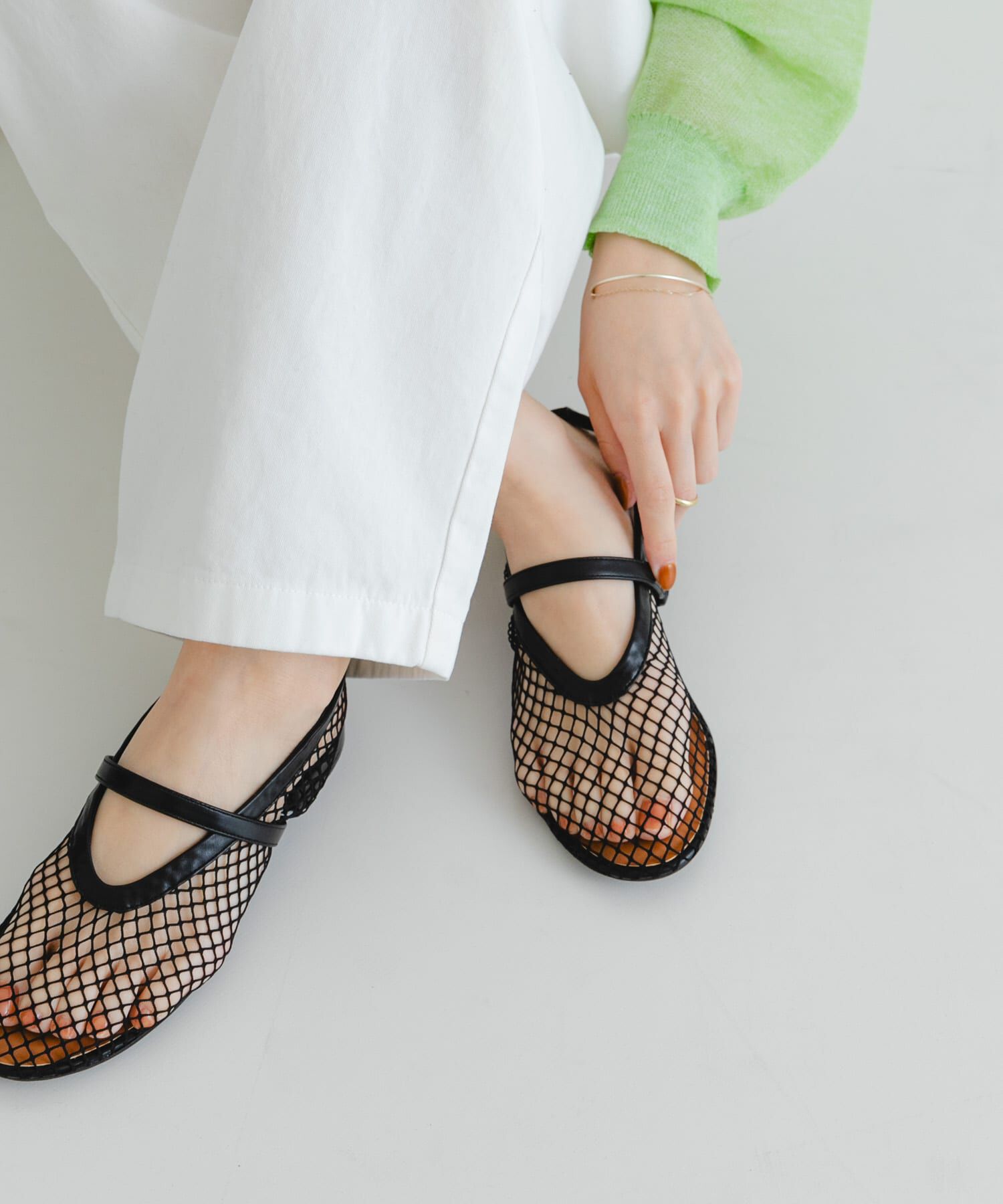 URBAN RESEARCH「メッシュフラットシューズ」|パンプス|