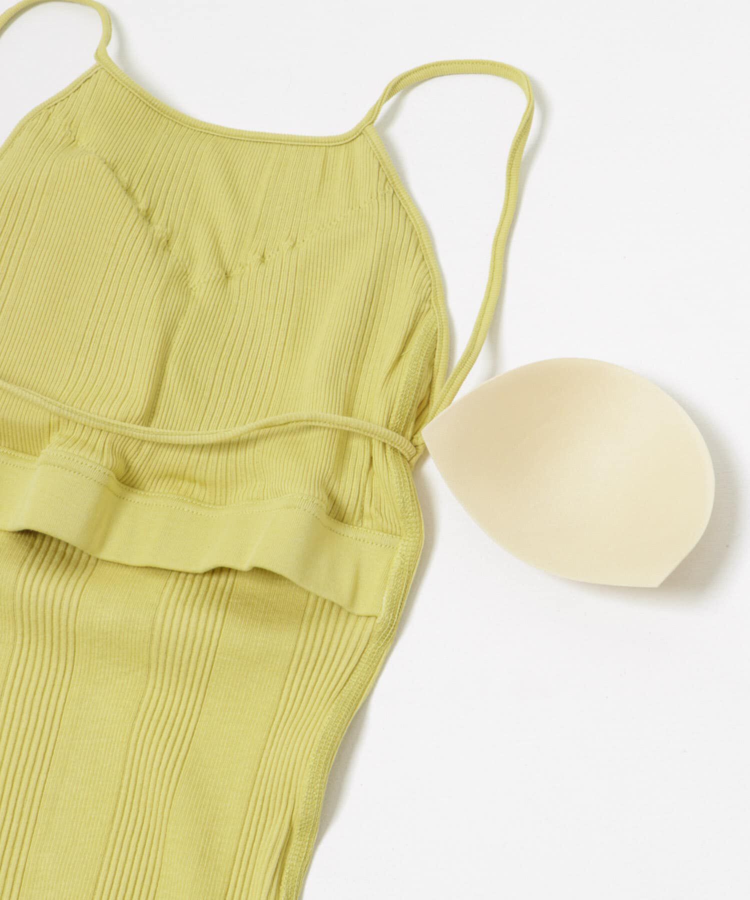 URBAN RESEARCH「HAKUJI　Random rib open back camisole」|キャミソール|