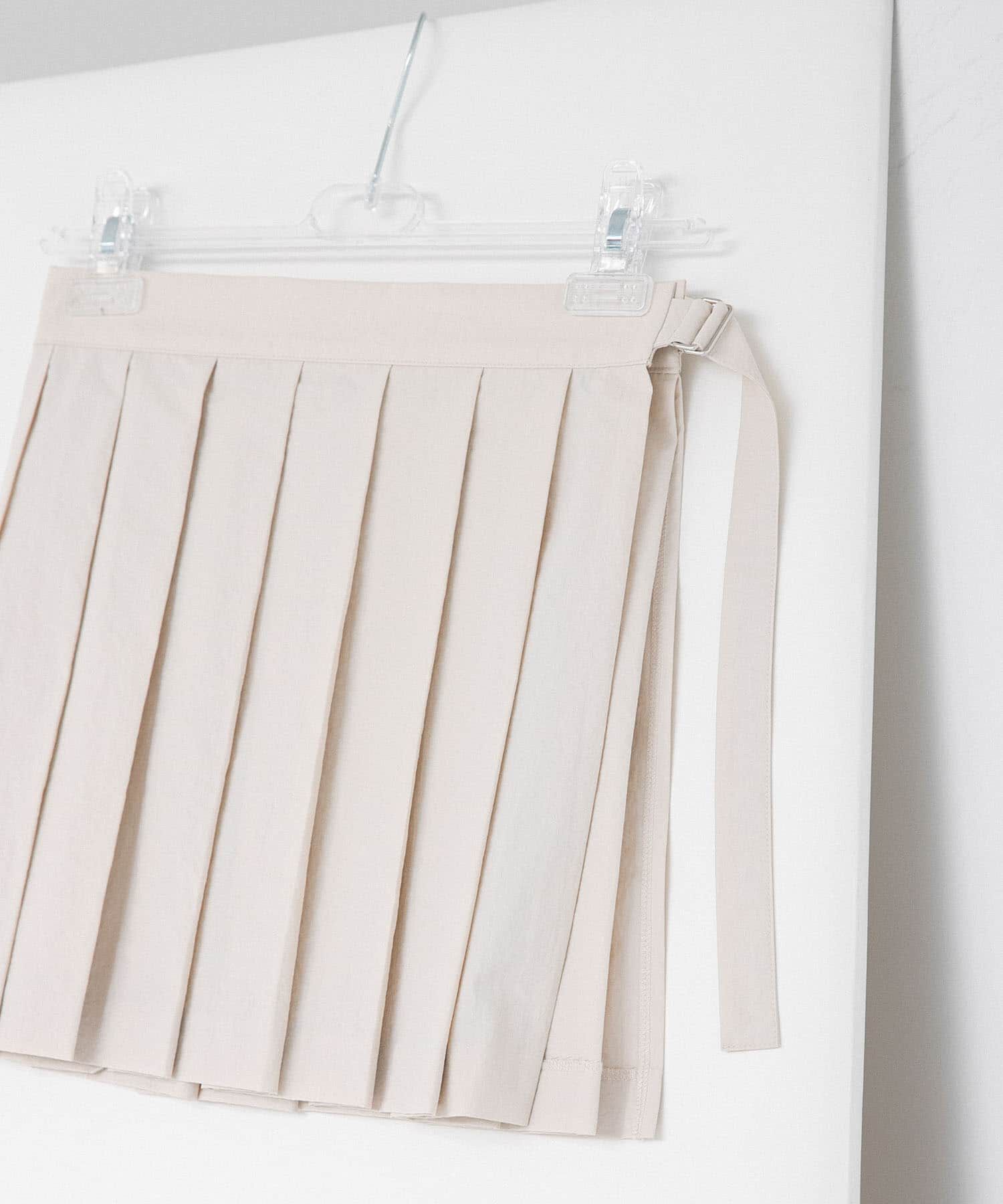 LAATO「pleats wrap fake skirt」|スカート|