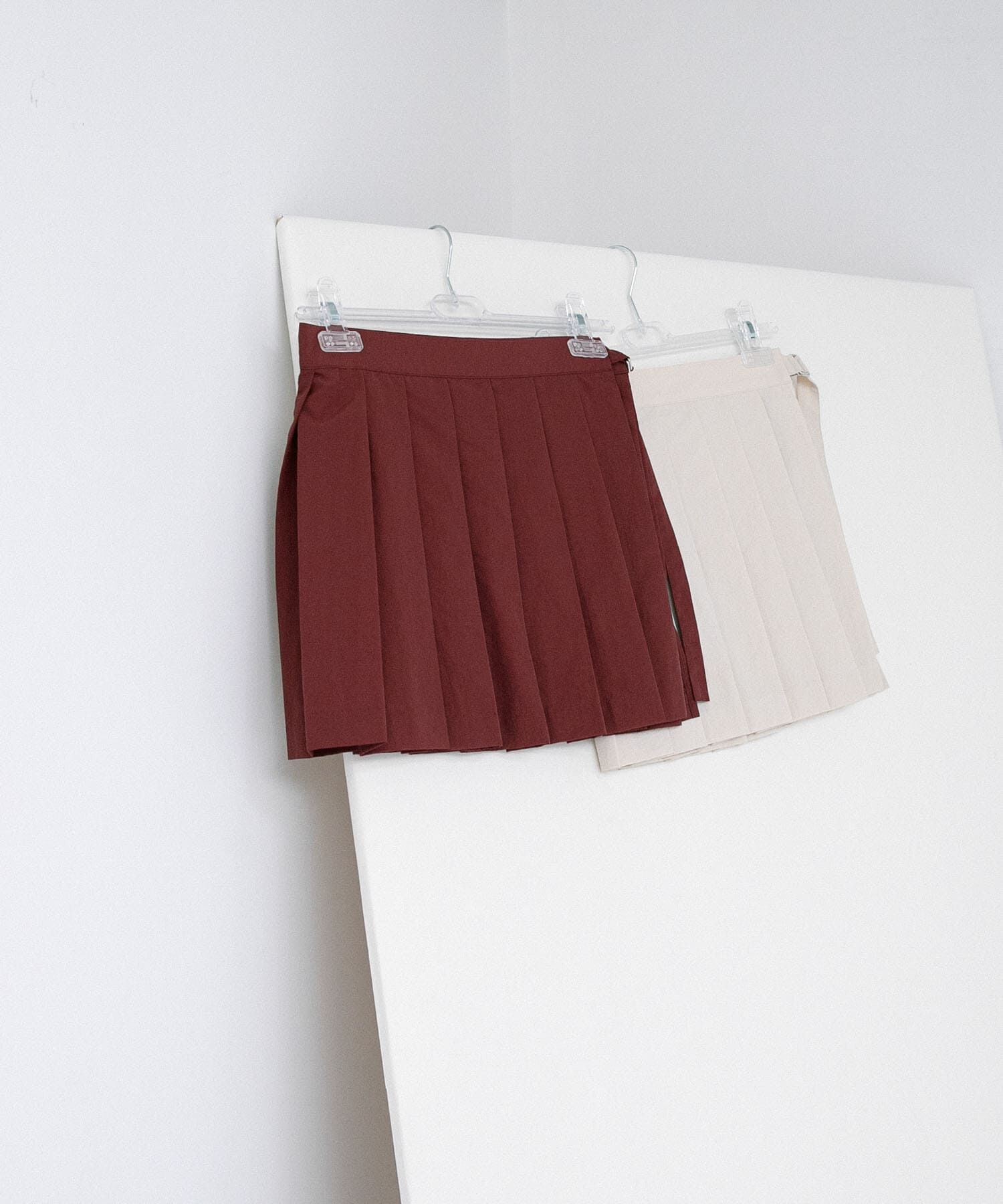 LAATO「pleats wrap fake skirt」|スカート|
