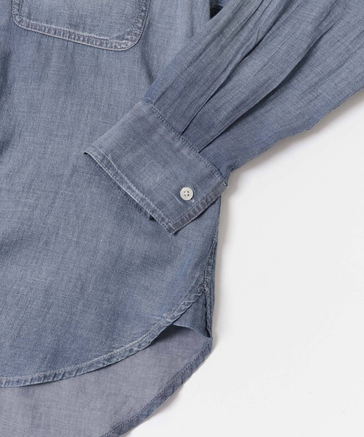 URBAN RESEARCH DOORS「シアーデニムシャツ」|シャツ・ブラウス|