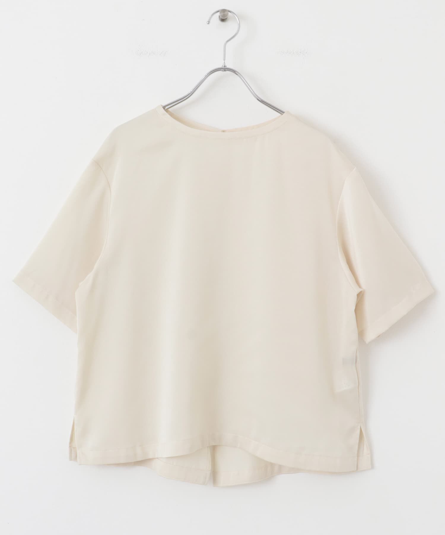 URBAN RESEARCH ROSSO「UVカットサテンブラウス」|Tシャツ・カットソー|