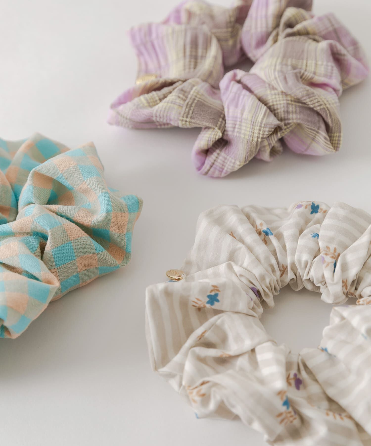 SMELLY「アソートプリントシュシュ」|ヘアゴム・シュシュ|