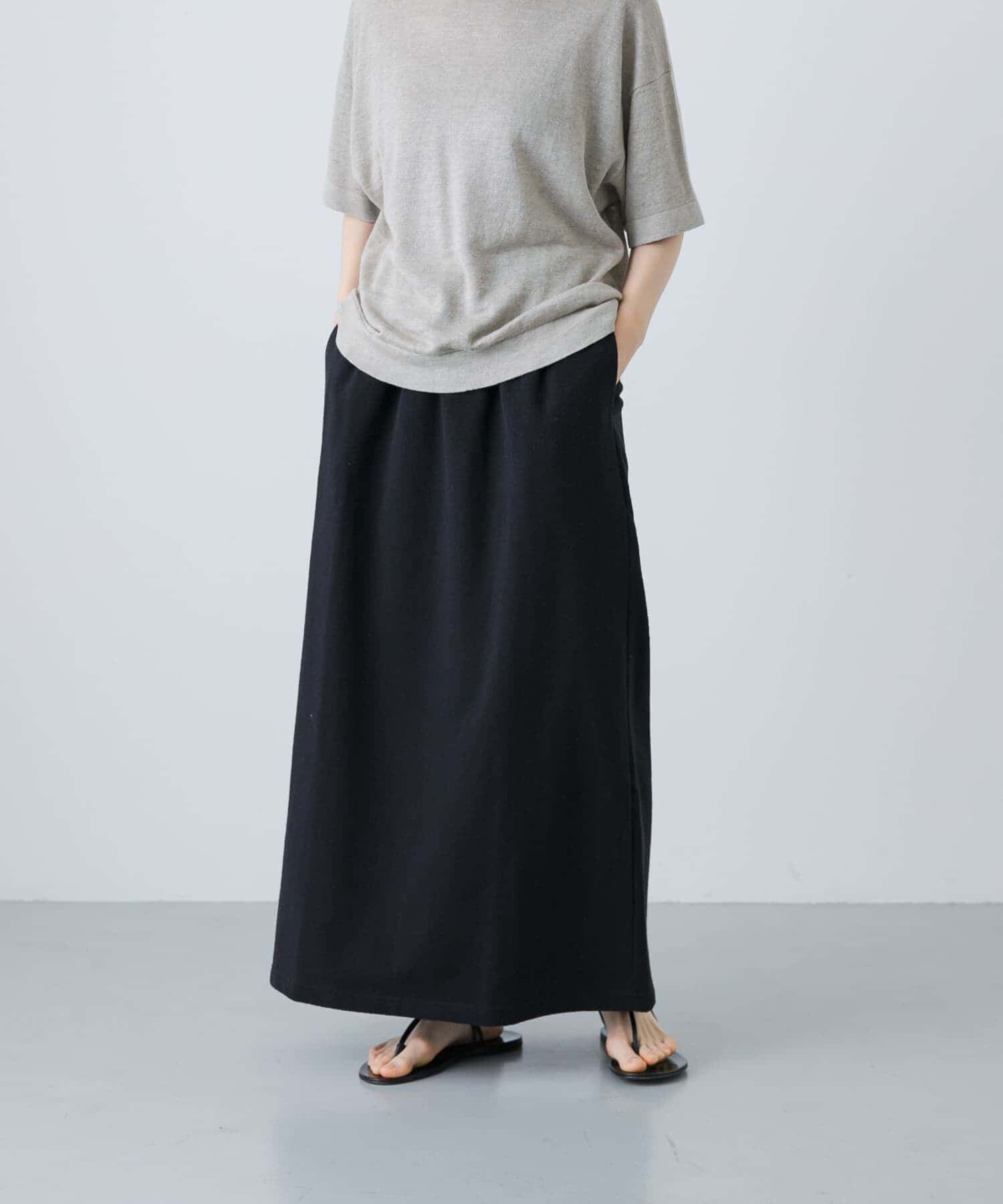 かぐれ「ドライコットンストレートスカート」|スカート|