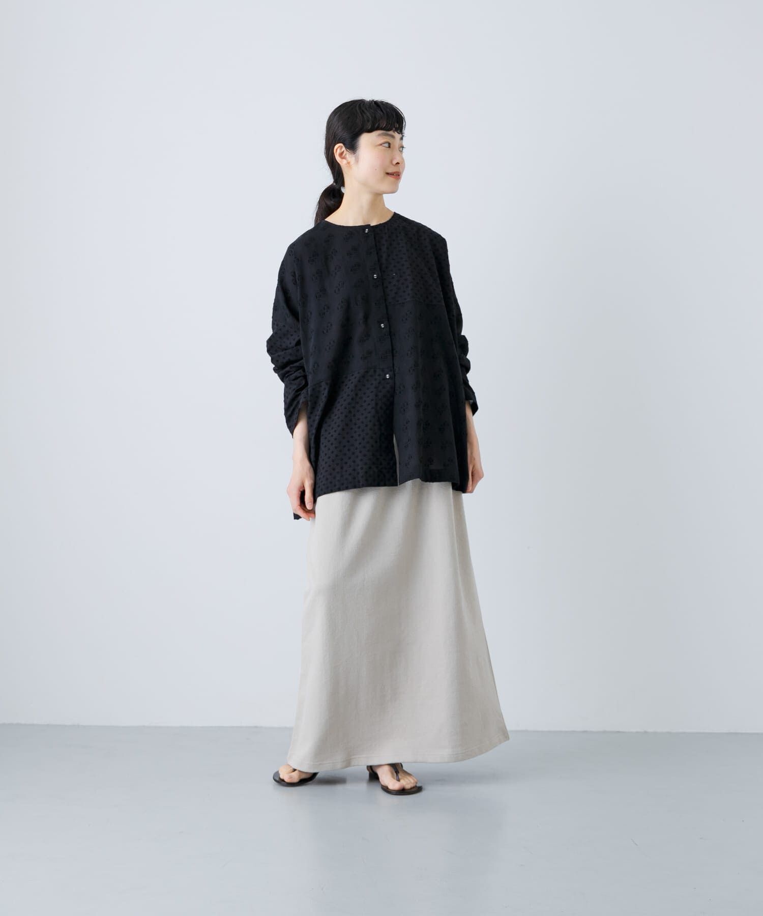 かぐれ「ドライコットンストレートスカート」|スカート|