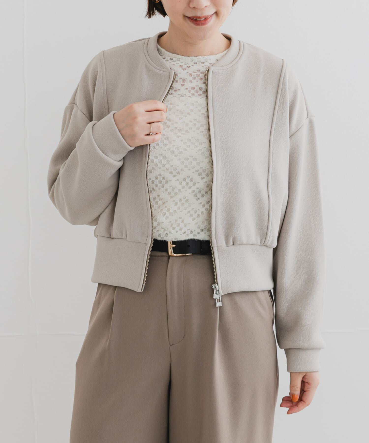 URBAN RESEARCH ROSSO「F by ROSSO　ダブルフェイスカットブルゾン」|Tシャツ・カットソー|