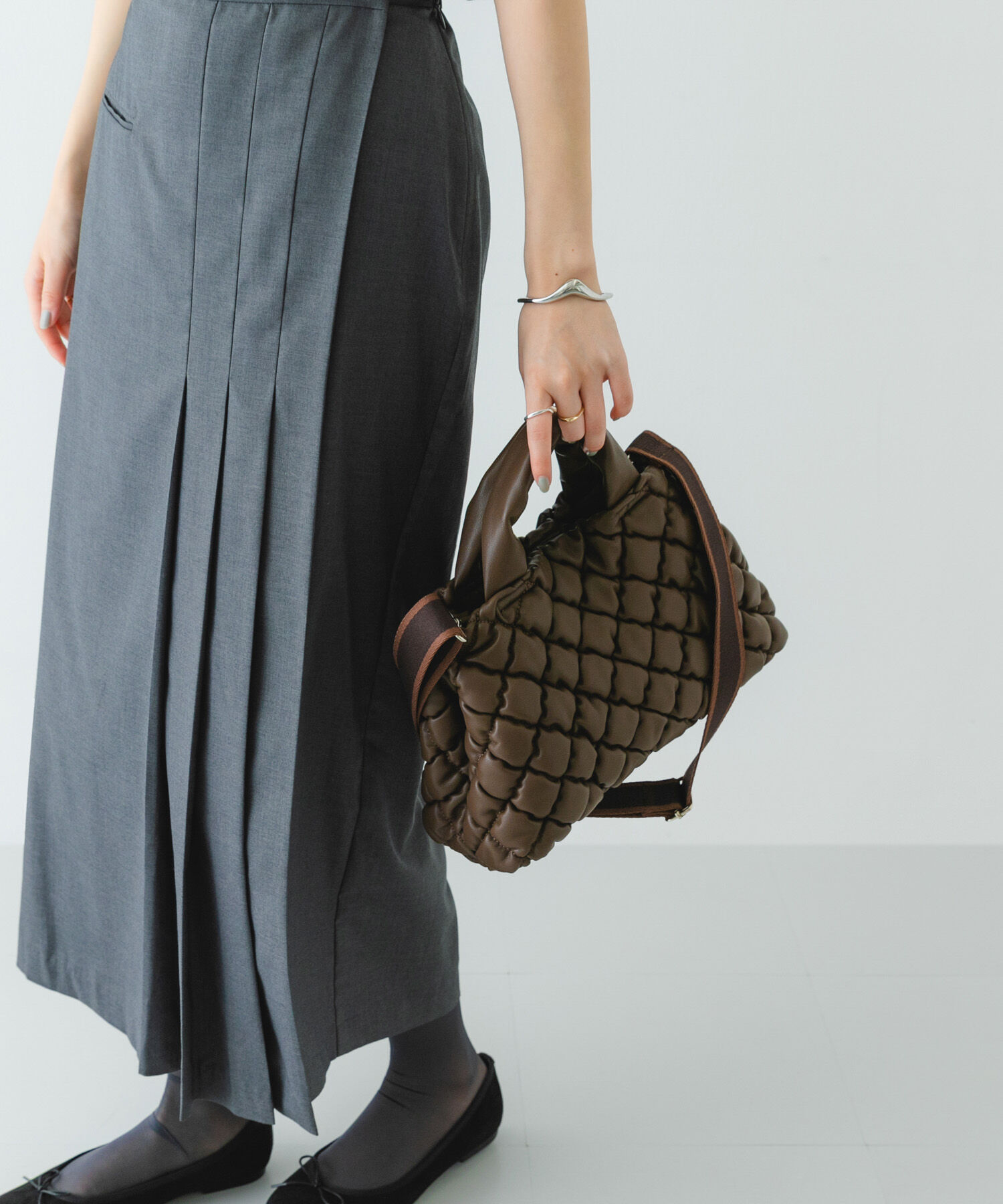 RODE SKO「テープショルダーキルティングミニバッグ」|ハンドバッグ|