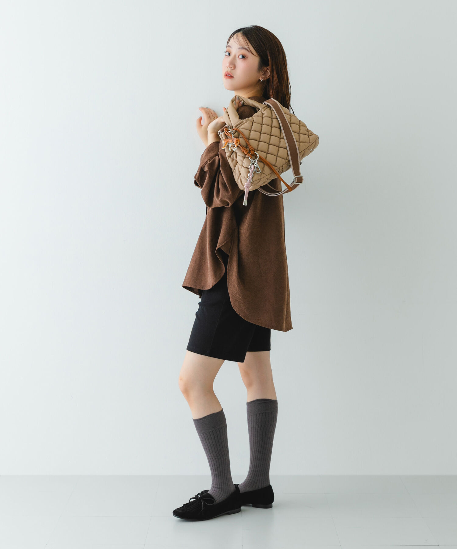 RODE SKO「テープショルダーキルティングミニバッグ」|ハンドバッグ|